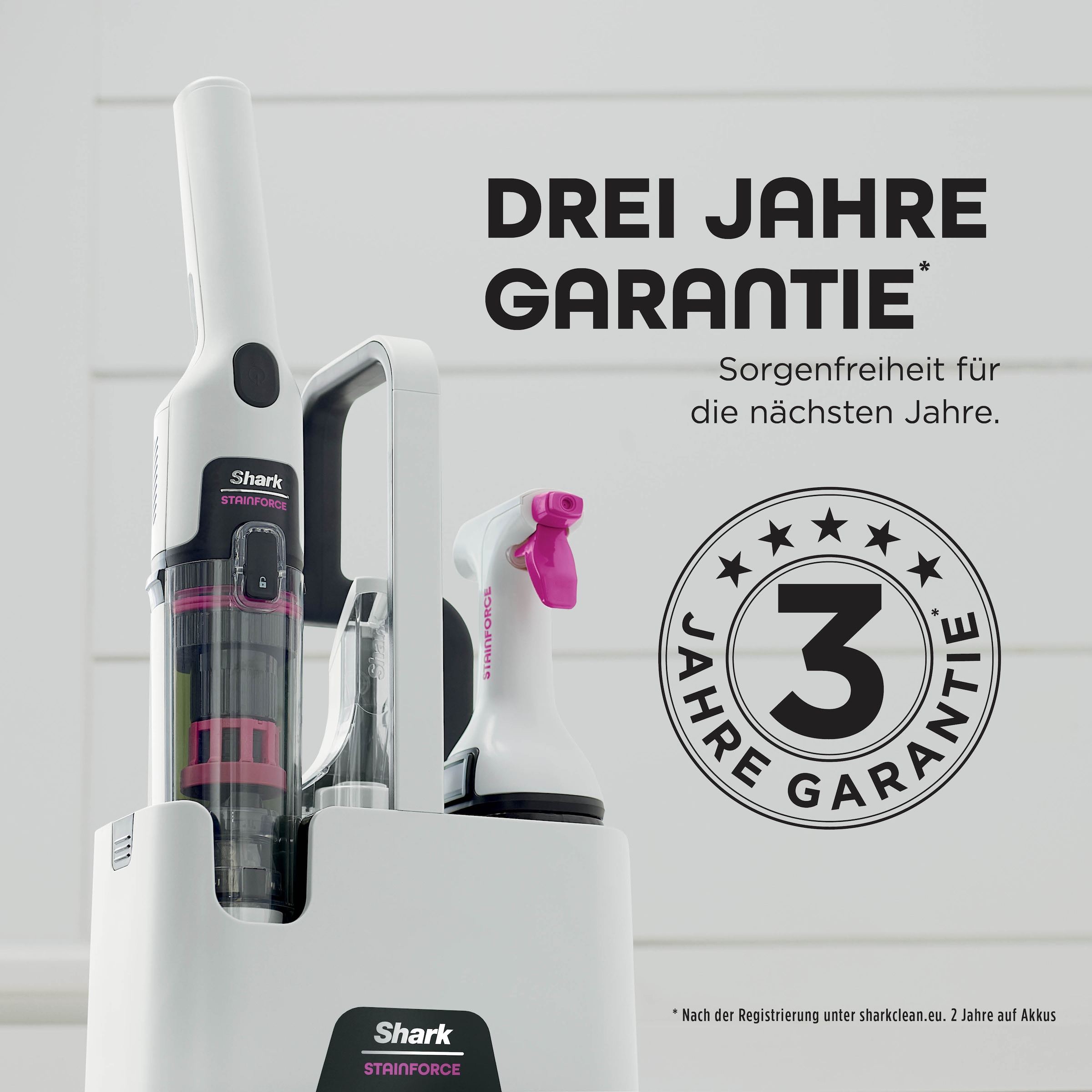 Shark Wasch-Sauger »Shark StainForce kabelloses System zur Fleckenentfernung - HX100EUT«