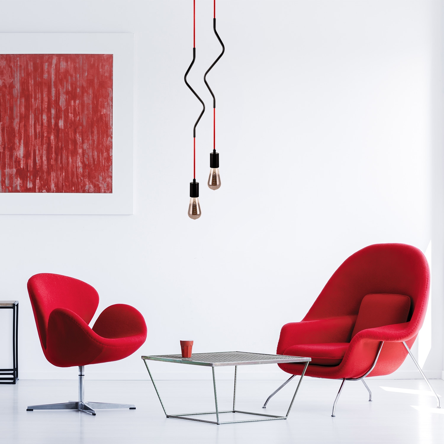 Paco Home Pendelleuchte »SNAKE« E27