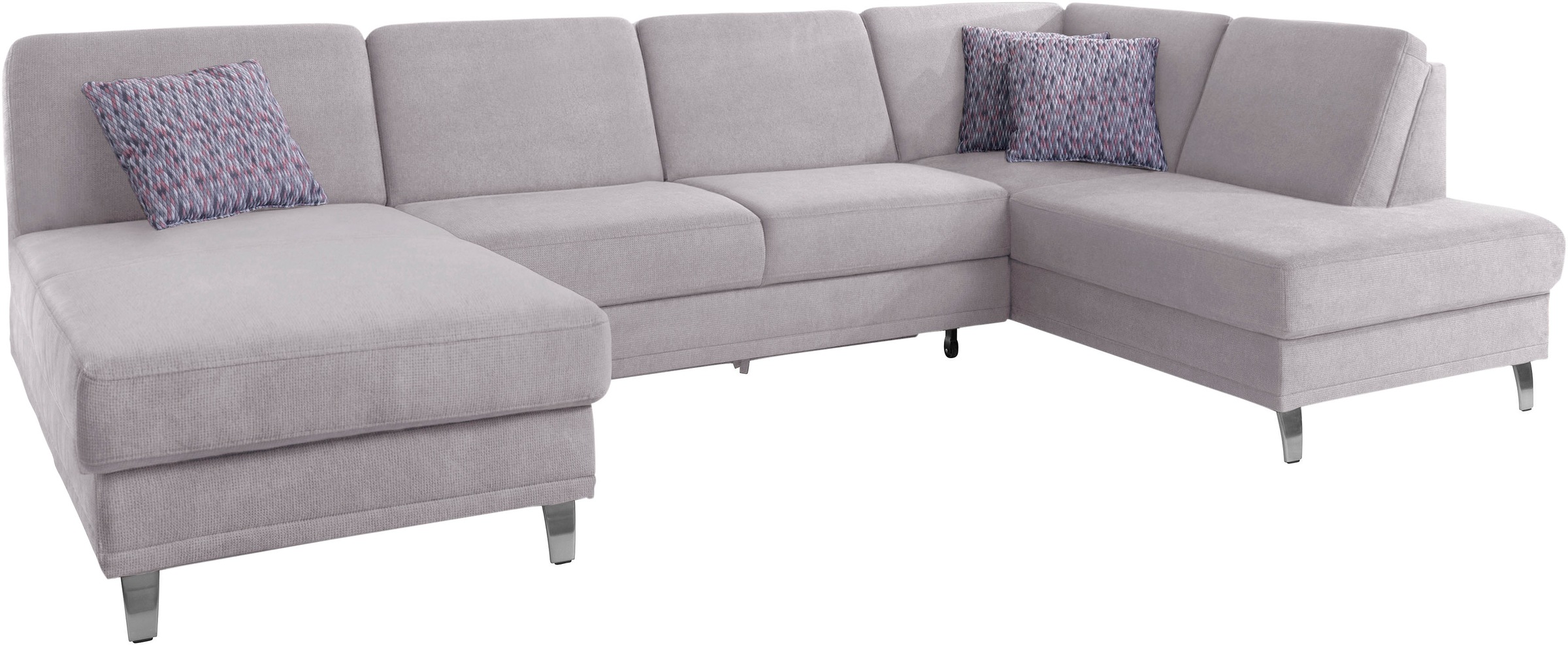 sit&more Wohnlandschaft »Clio U-Form«, wahlweise mit Bettfunktion und Bettkasten, inklusive Federkern