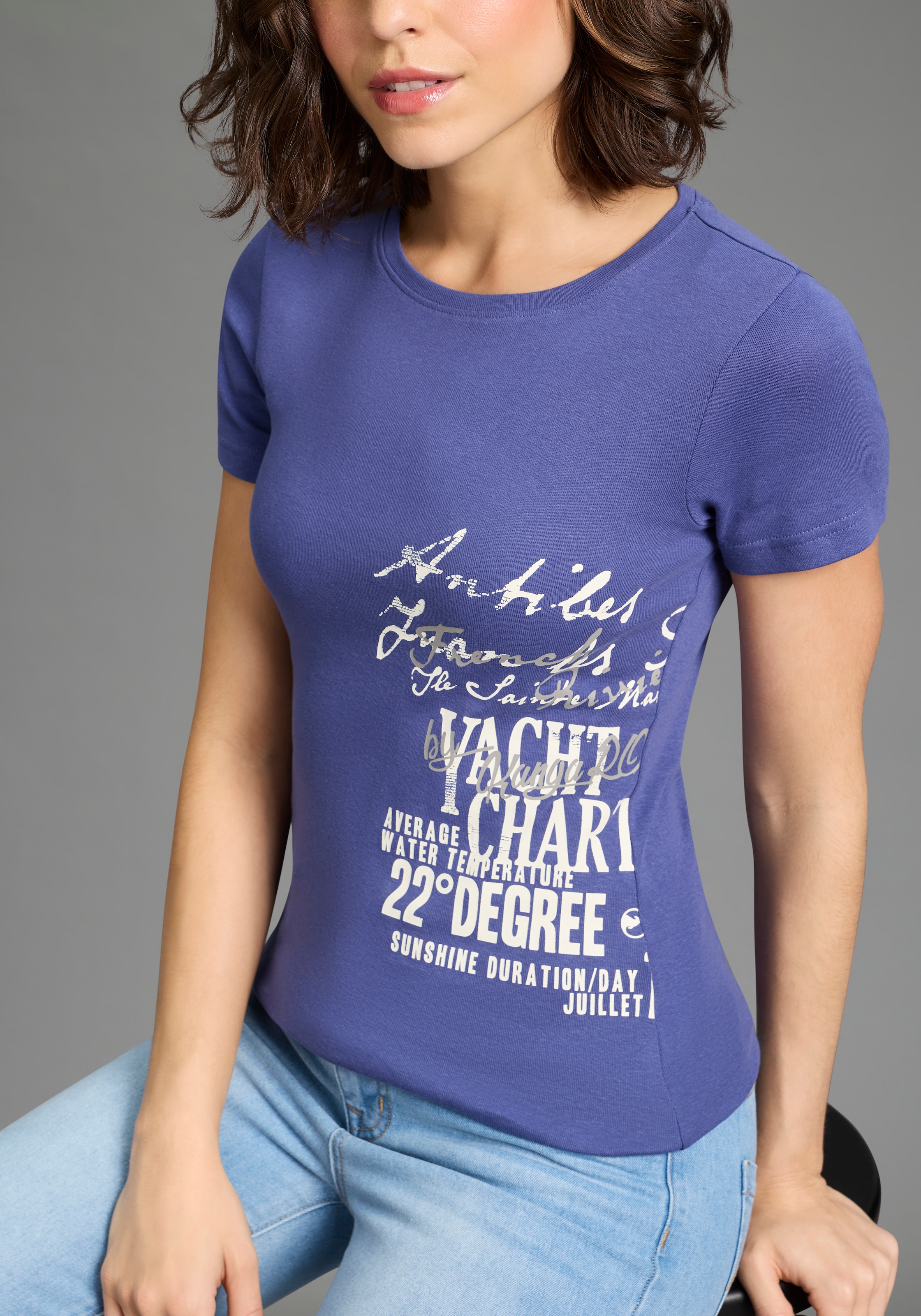 KangaROOS T-Shirt im Basic-Look mit Print