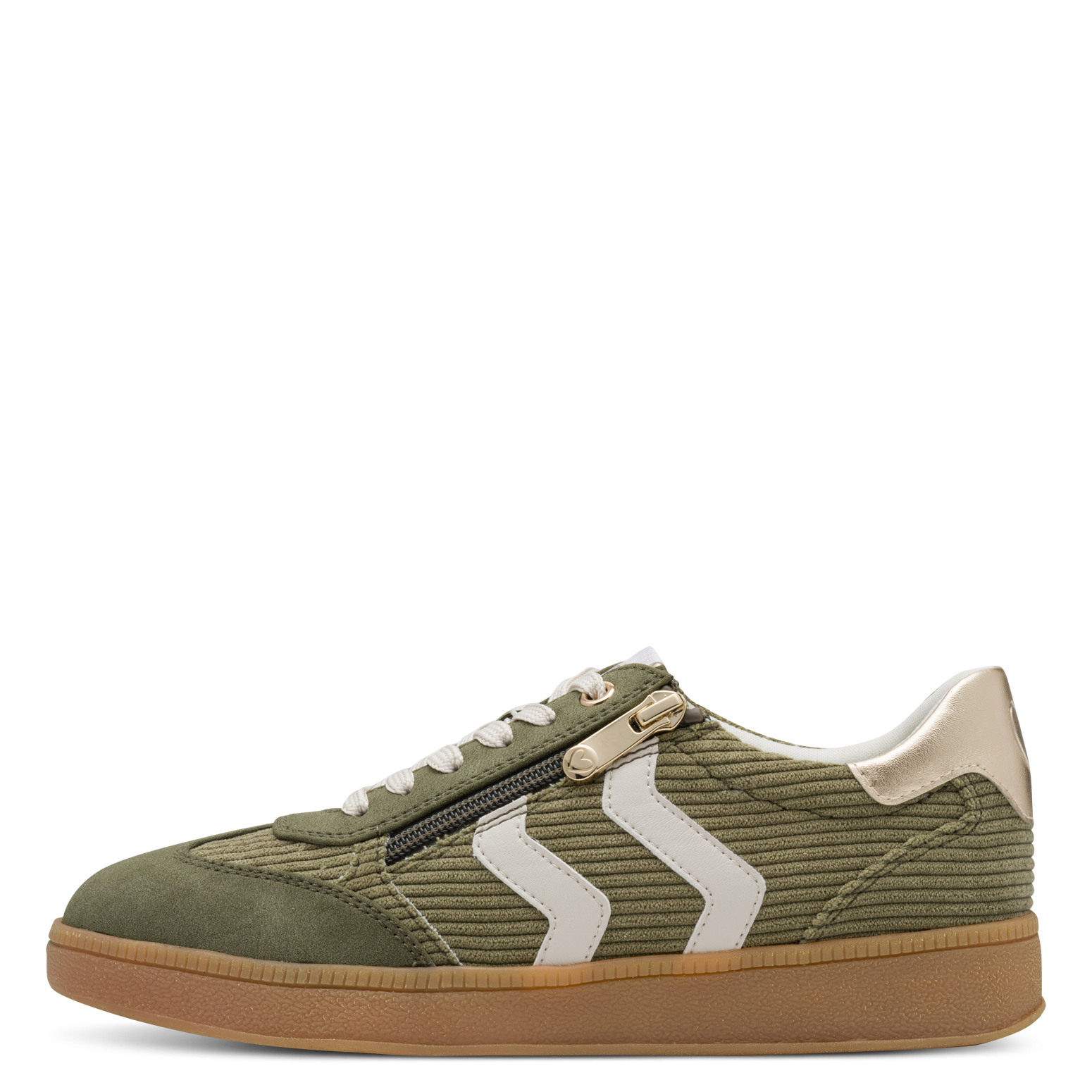 MARCO TOZZI Plateausneaker  , Freizeitschuh, Halbschuh, Schnürschuh mit Kontrastbesätzen