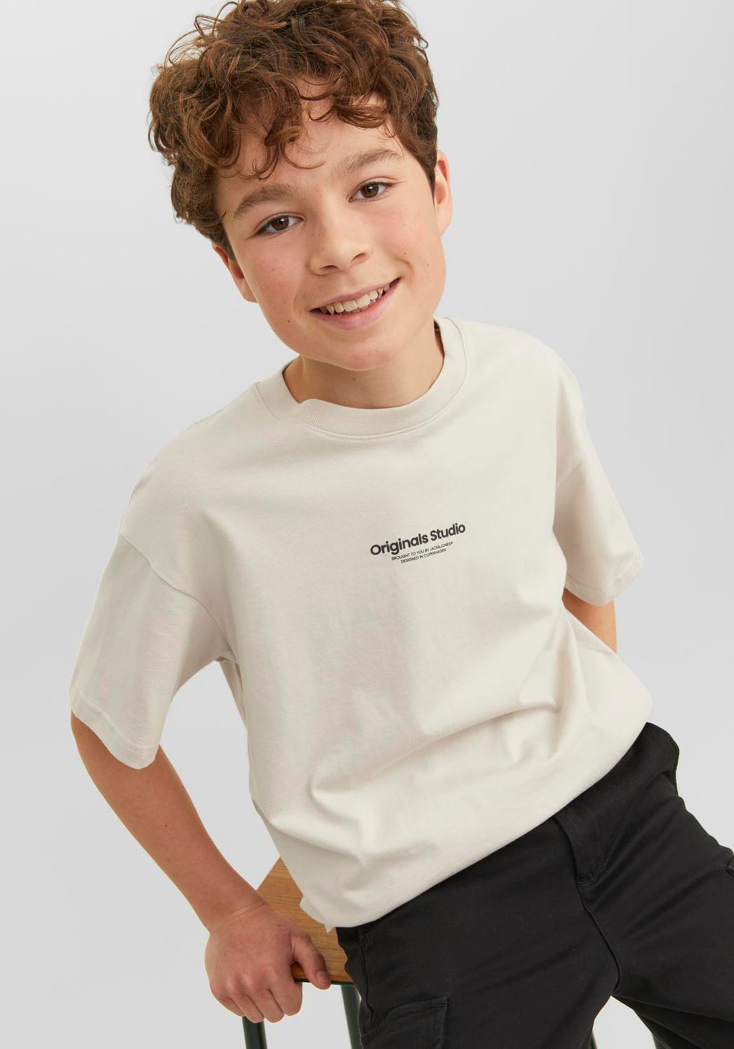 Jack & Jones Junior Rundhalsshirt »JORVESTERBRO TEE SS CREW NECK NOOS JNR«