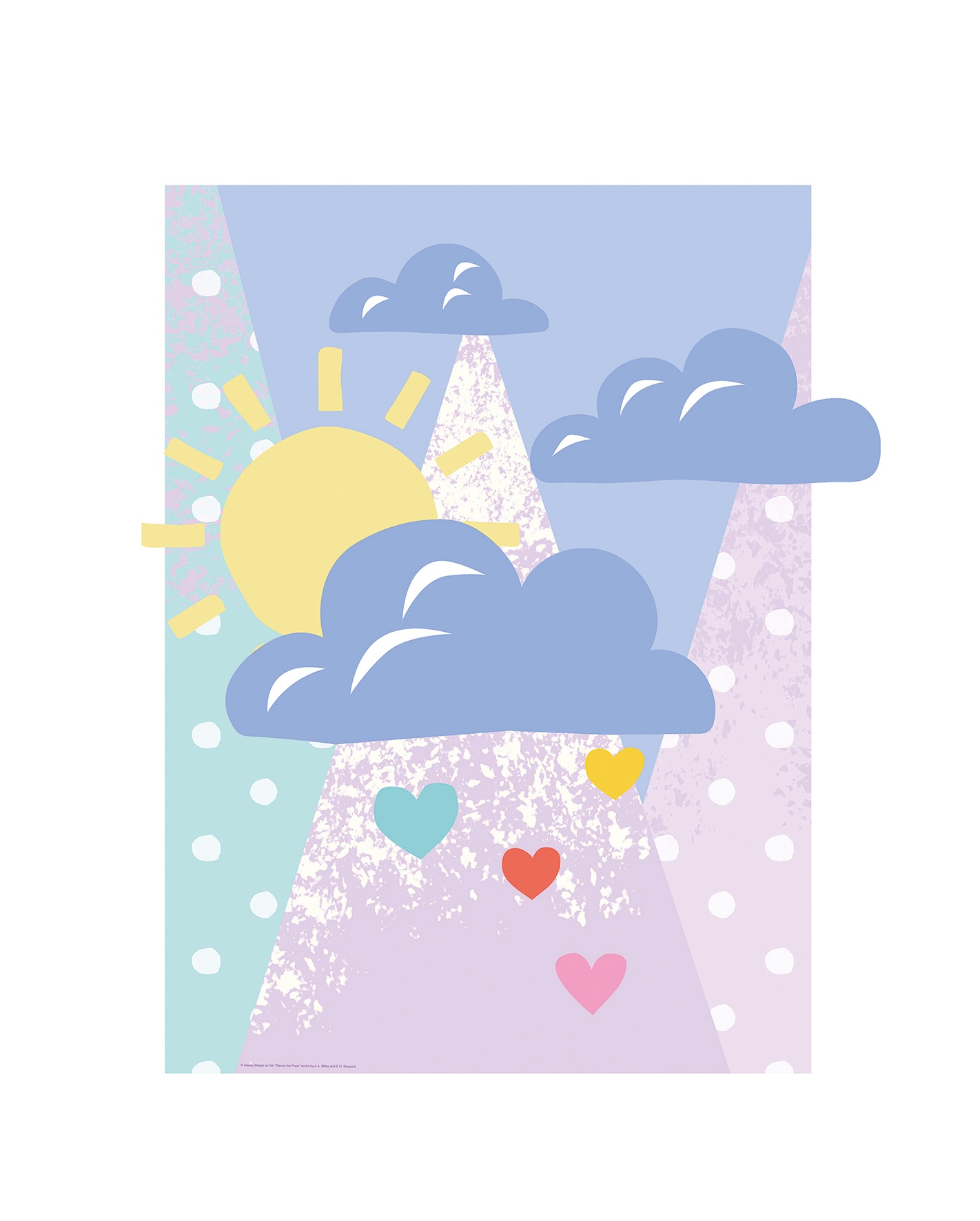 Komar Poster »Winnie Pooh Clouds«, Schlafzimmer, Jahren 1 | (Packung, 3 XXL St.), Wohnzimmer Disney, Garantie kaufen Kinderzimmer, online mit