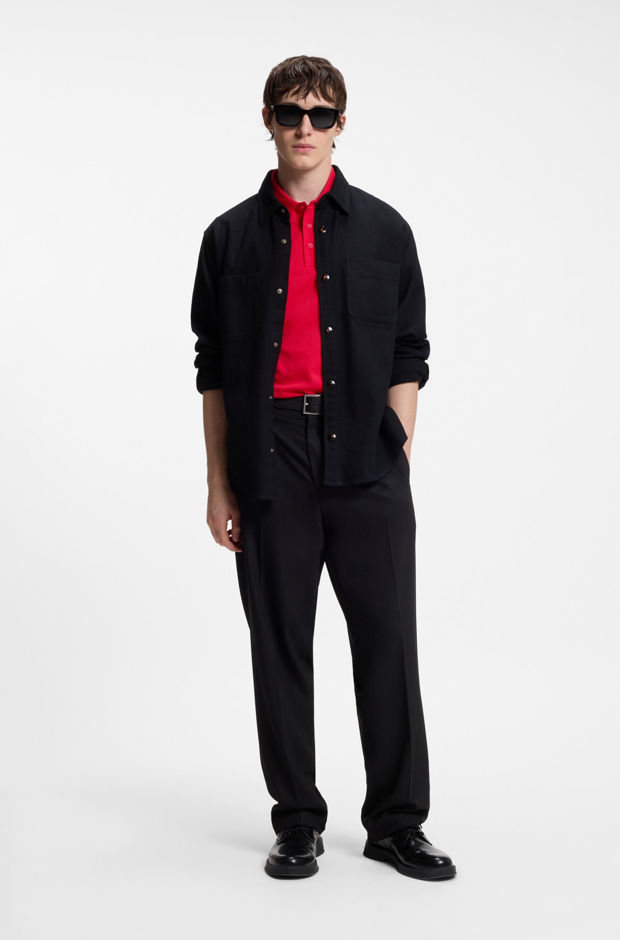 HUGO Poloshirt »Donos« Regular Fit, Baumwoll-Piqué