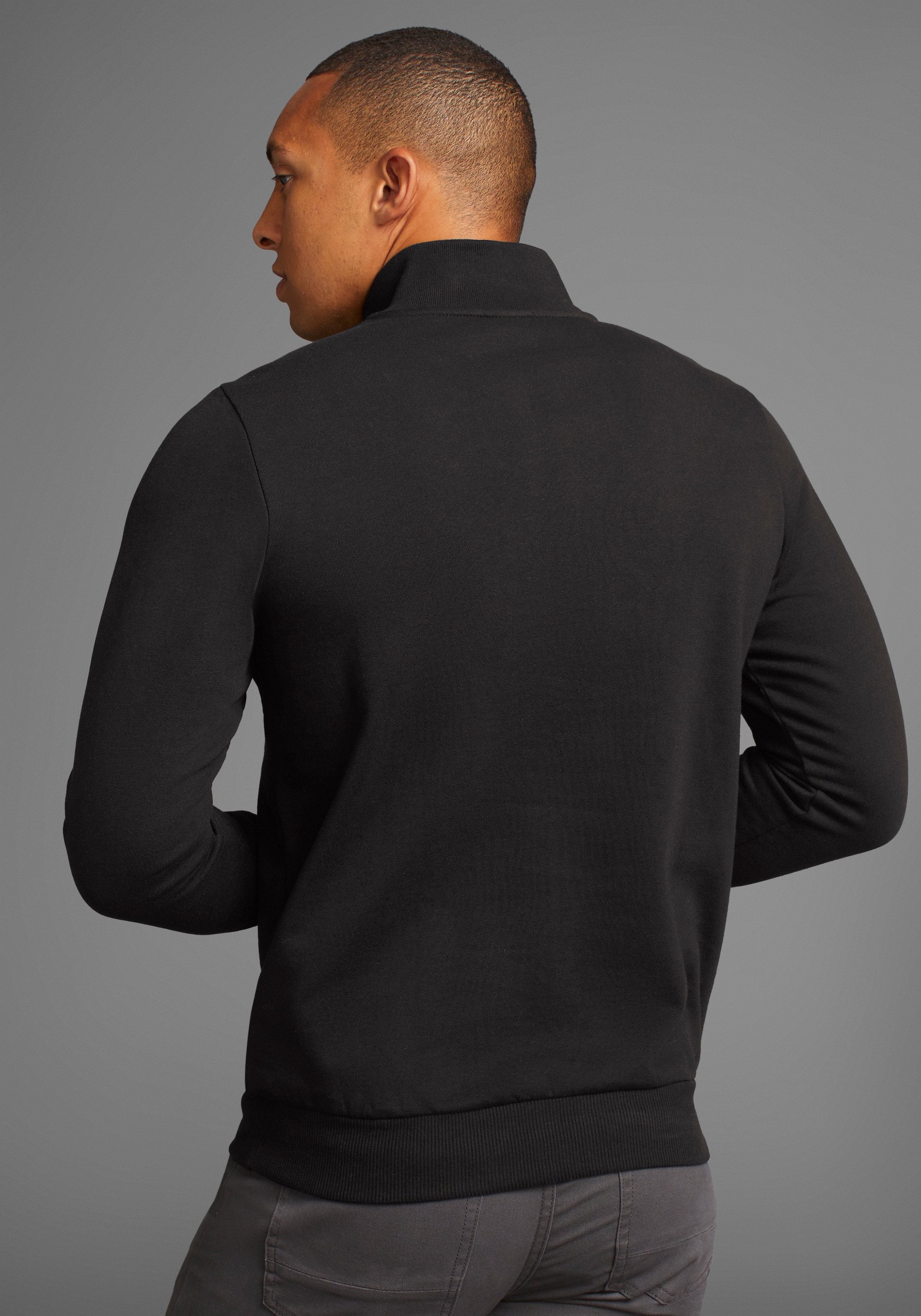 Bruno Banani Sweatshirt , mit Troyer Kragen
