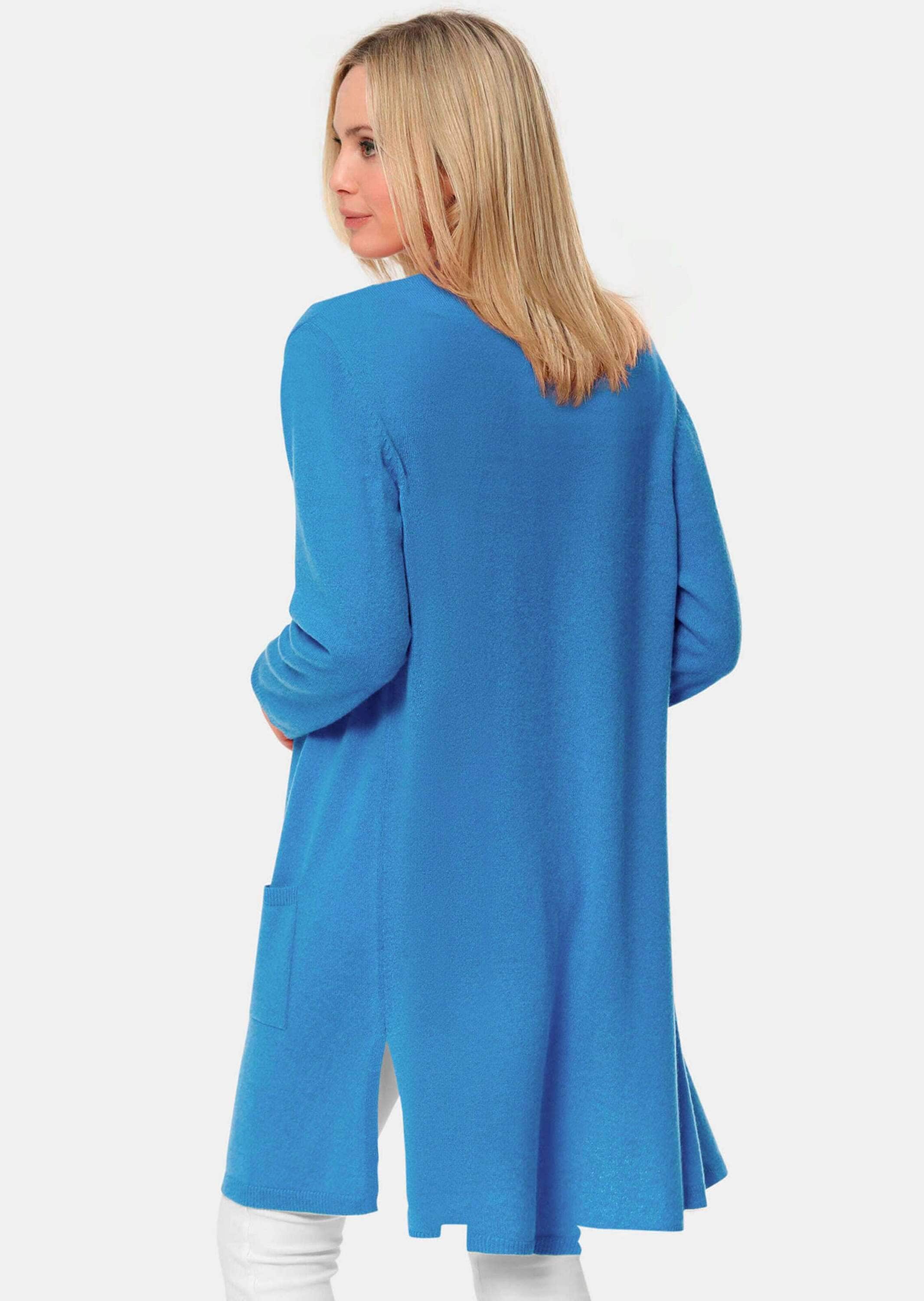 GOLDNER Strickjacke »Kurzgröße Modische Kaschmir-Longstrickjacke« Ohne