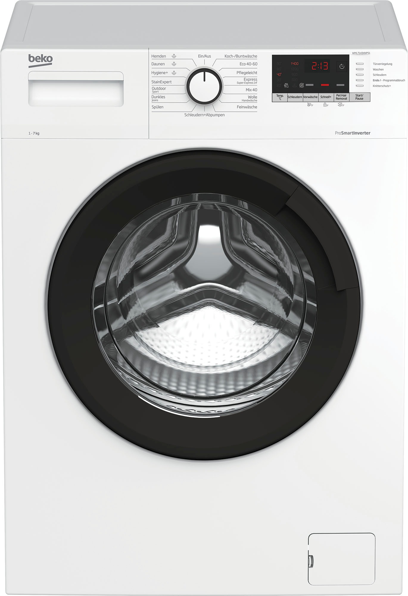 BEKO Waschmaschine »WML71434NPS1«, 7 kg, 1400 U/min
