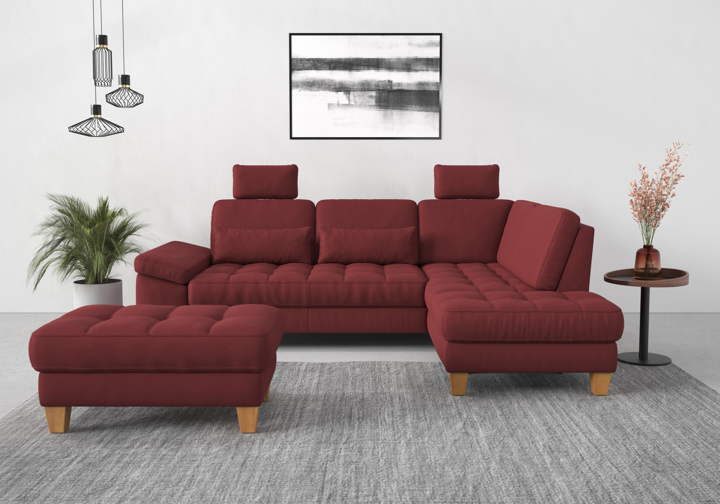 sit&more Stauraumhocker »Westham«, wahlewise mit/ohne Federkern