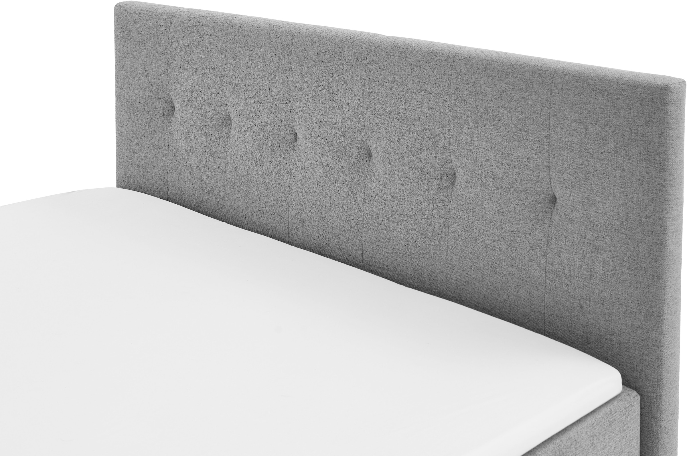 INOSIGN Boxbett »Tessaja, inkl. Bettkasten, in der Breite 180x200cm erhältlich« Kopf- und Fußteil gesteppt, inkl. Anti-Slip-Topper