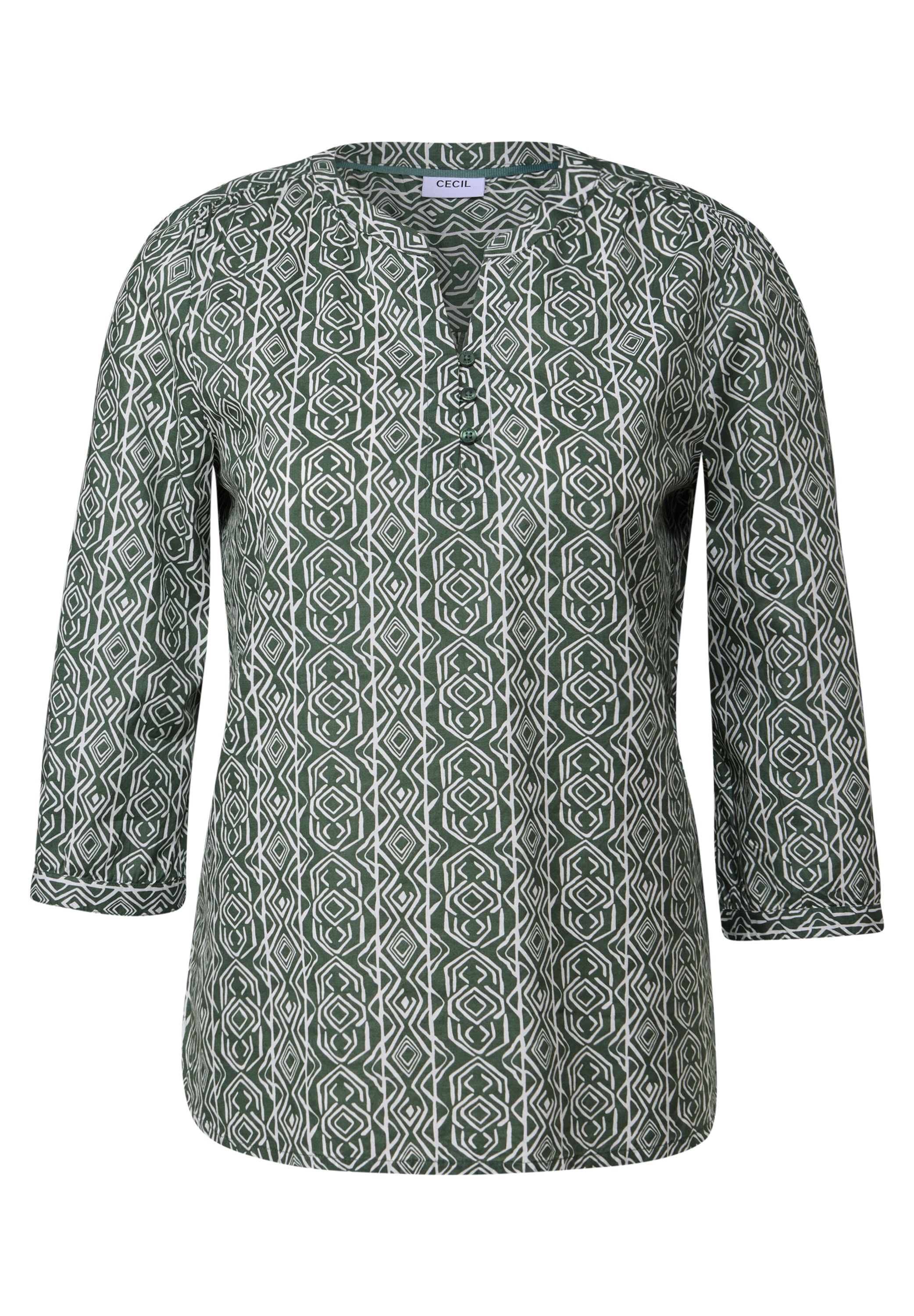 Cecil Druckbluse, mit grafischem Muster