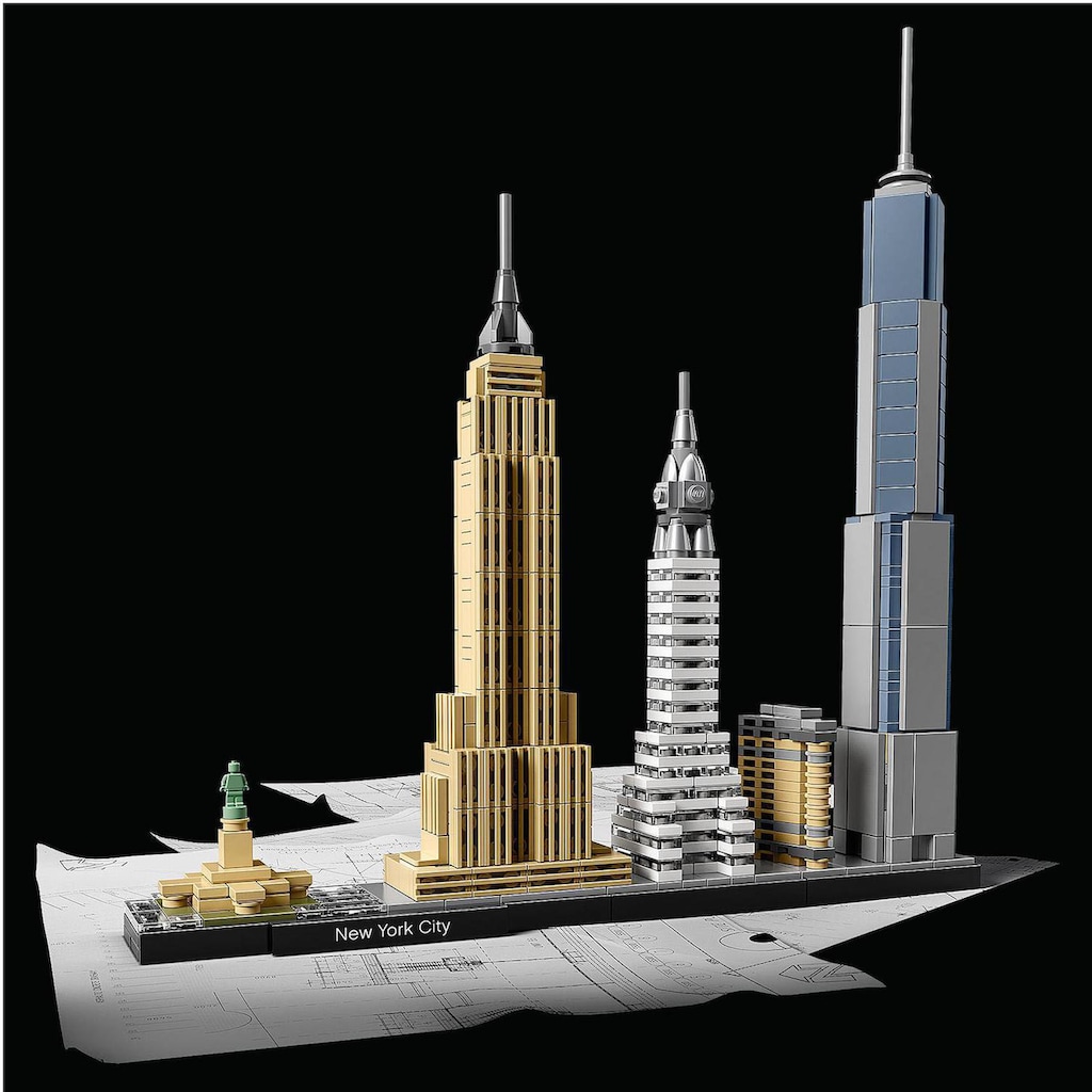LEGO® Konstruktionsspielsteine »New York City (21028), LEGO® Architecture«, (598 St.)
