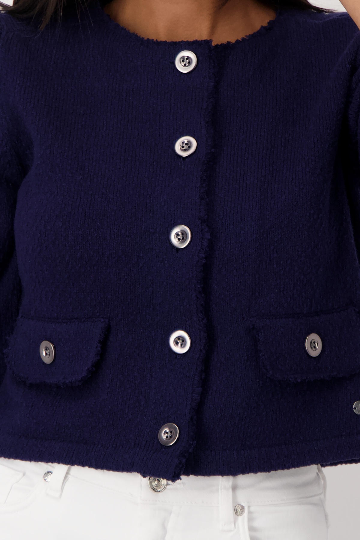 Monari Strickjacke, mit Knöpfen