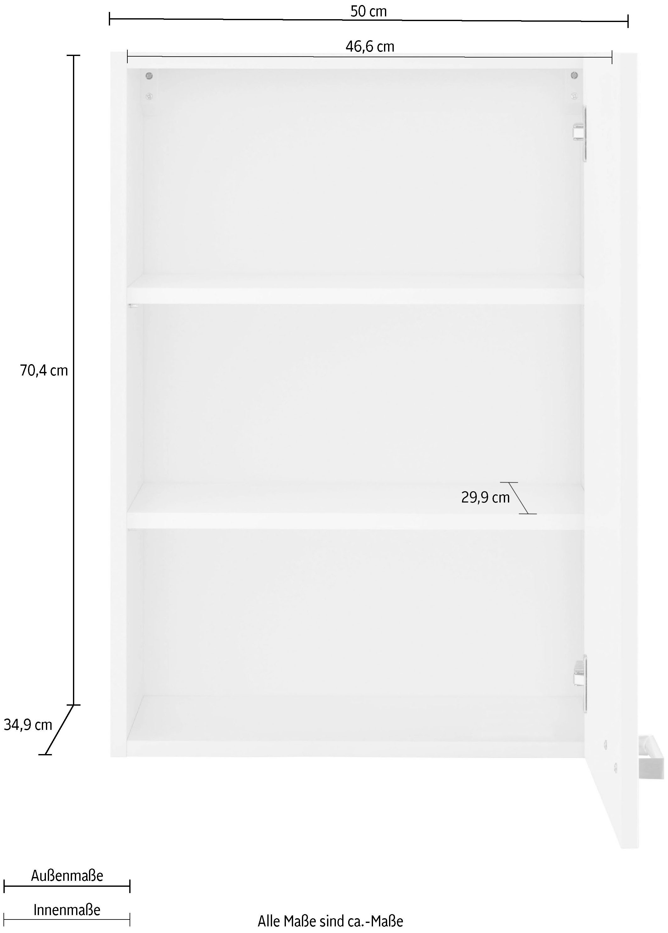 OPTIFIT Hängeschrank »Parma« Breite 50 cm