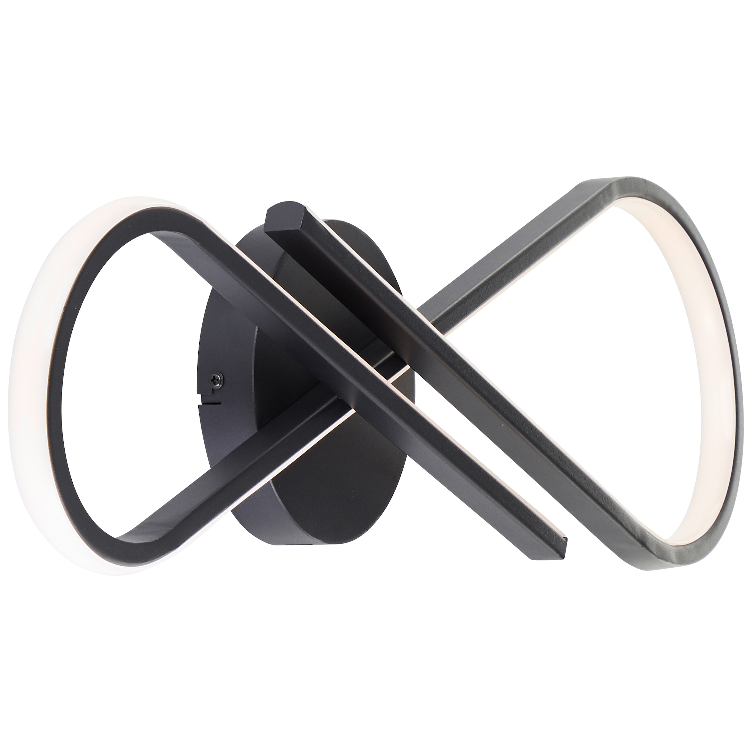 Brilliant LED Deckenleuchte »Hinton« LED-Modul 1 Stk. Warmweiß 66x20 cm, 2800lm, 3000K, dimmbar, Metall, schwarz