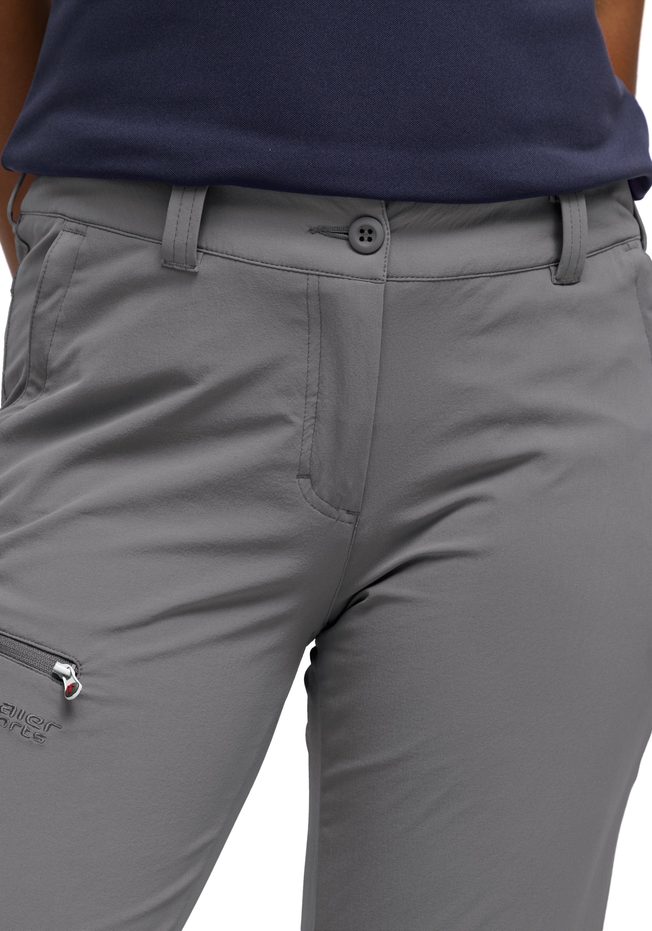 Maier Sports Funktionshose »Inara slim«  Herren Wanderhose, atmungsaktive Outdoor-Hose, 4 Taschen, Slim Fit