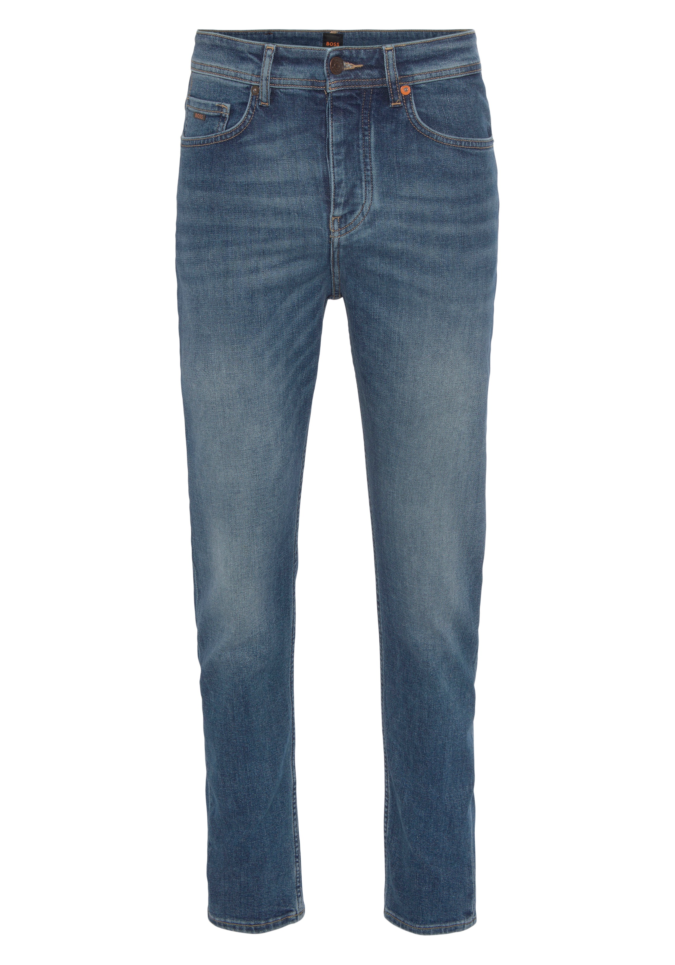 BOSS ORANGE Regular-fit-Jeans »Taber BC-C«, mit BOSS Label