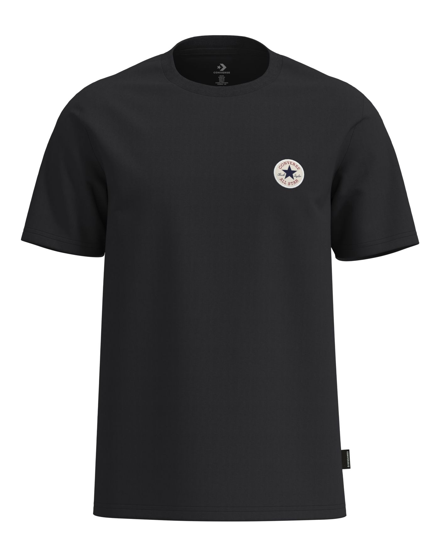 Converse T-Shirt »CHUCK PATCH TEE« mit Rundhalsausschnitt, normale Länge, aus Baumwolle