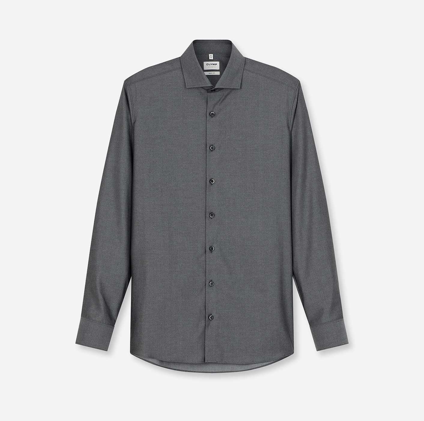 OLYMP Langarmhemd »Level Five« body fit, Royal-Kentkragen, Businesshemd, feine Struktur