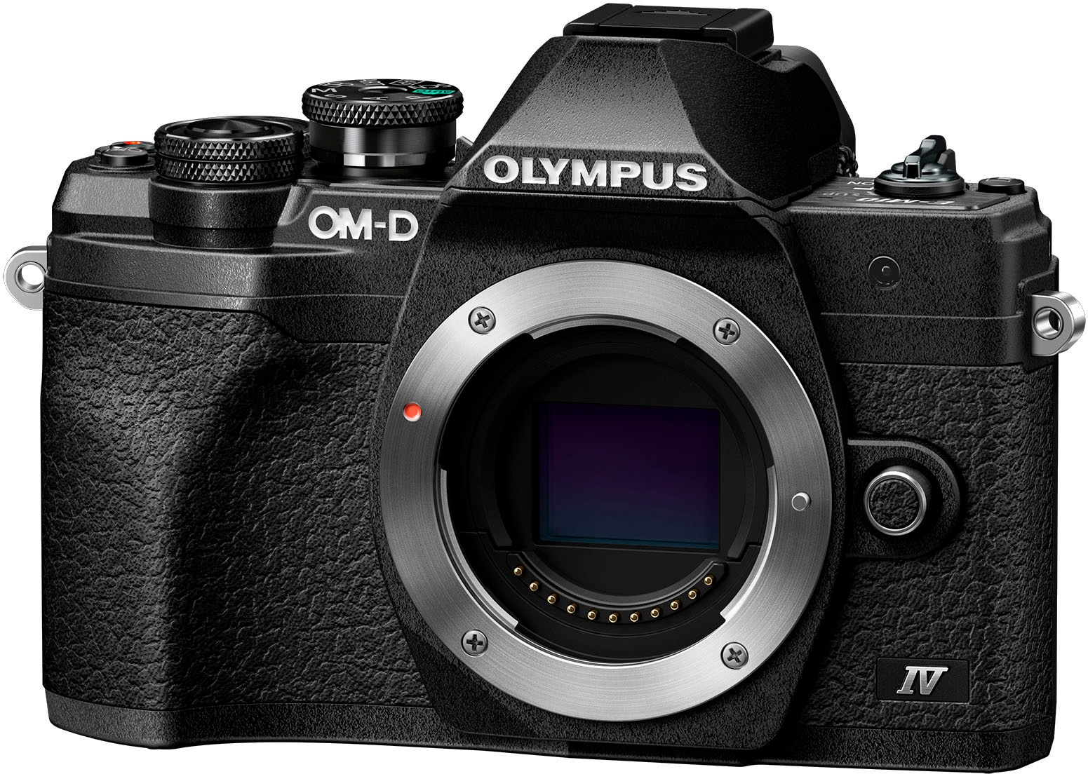 Olympus Systemkamera-Body »E-M10 Mark IV«, 20,3 MP, Bluetooth-WLAN (WiFi), +BLS-50, F-5AC USB-AC Adapter, USB cable, Shoulder Strap