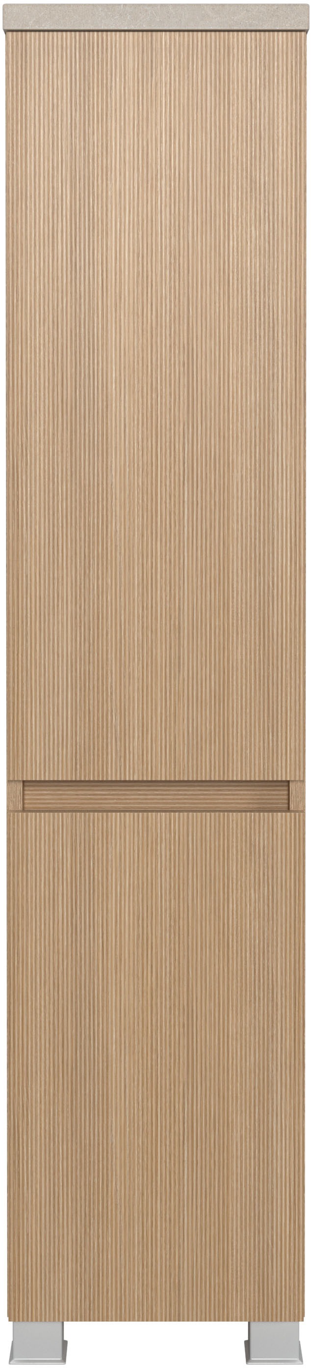 welltime Badmöbel-Set »Eixo«, Set 90 cm breit, Badmöbel mit LED-Beleuchtung