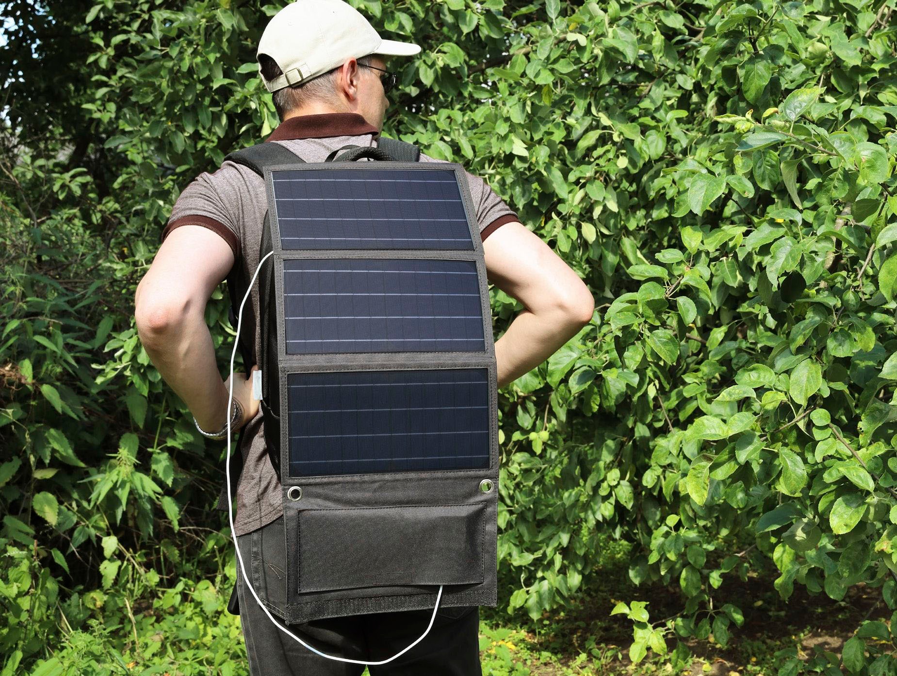 Technaxx Solarladegerät »TX-207«, 21 W Solar Ladetasche