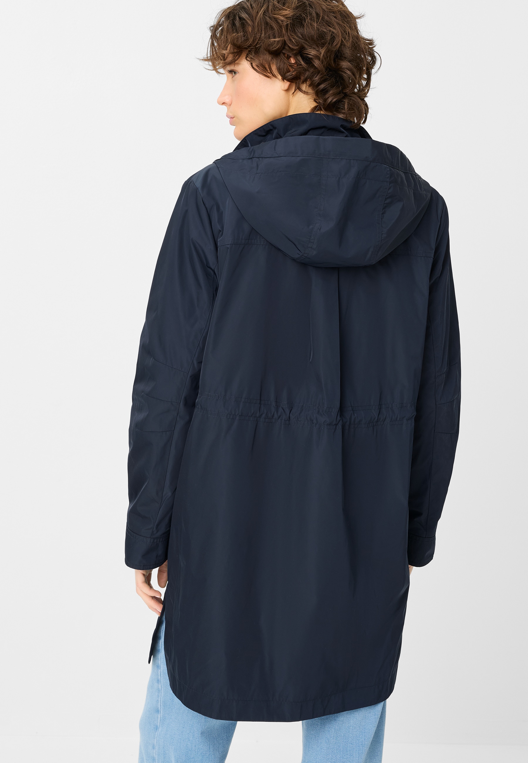 Fuchs Schmitt Kurzmantel abnehmbare Kapuze, Regular Fit, verdeckter Reißverschluss