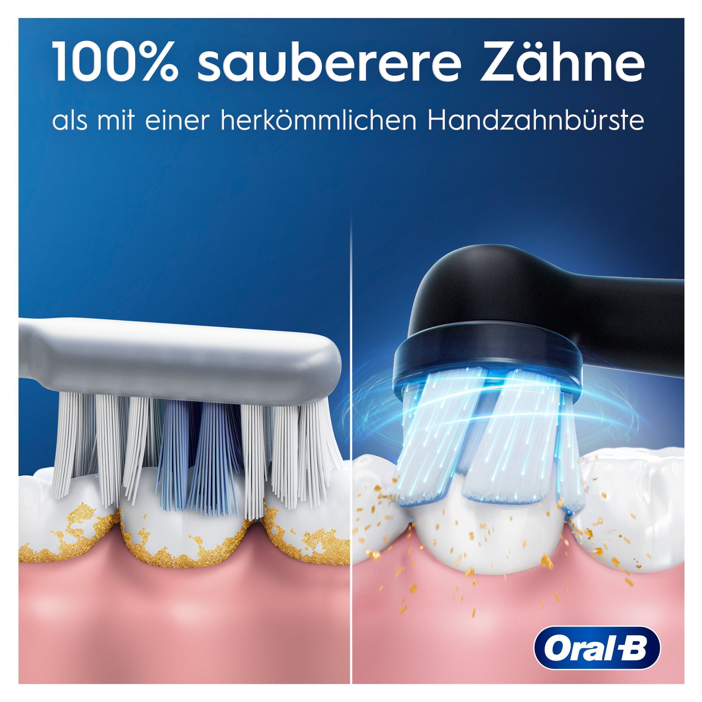 Oral-B Elektrische Zahnbürste »iO Series 2«, 2 St. Aufsteckbürsten, für die sanfte Reinigung, mit 2. Handstück