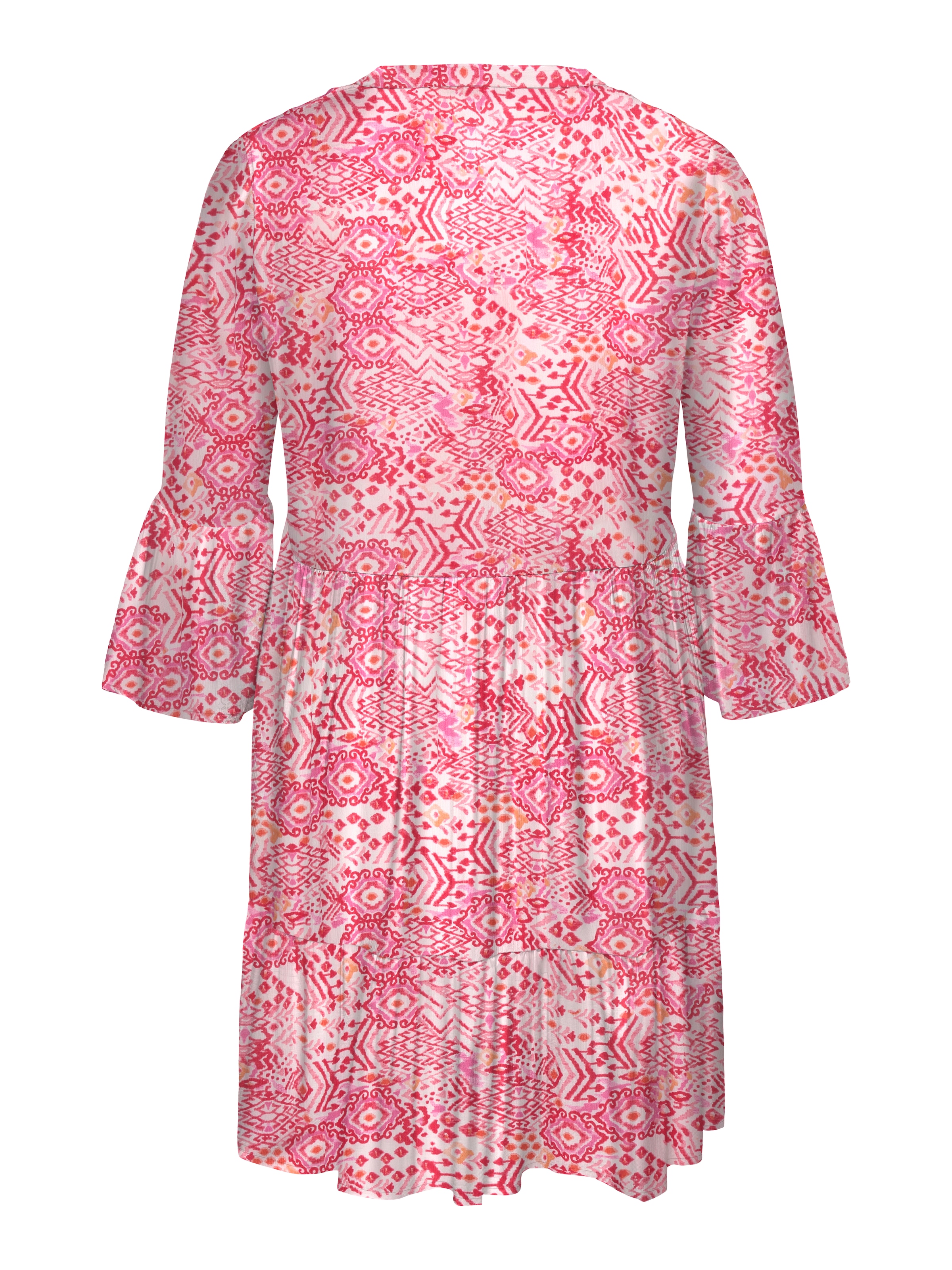 ONLY CARMAKOMA Tunikakleid »CARMARRAKESH LIFE 3/4 TUNIC DRESS AOP«, im tollen Alloverprint