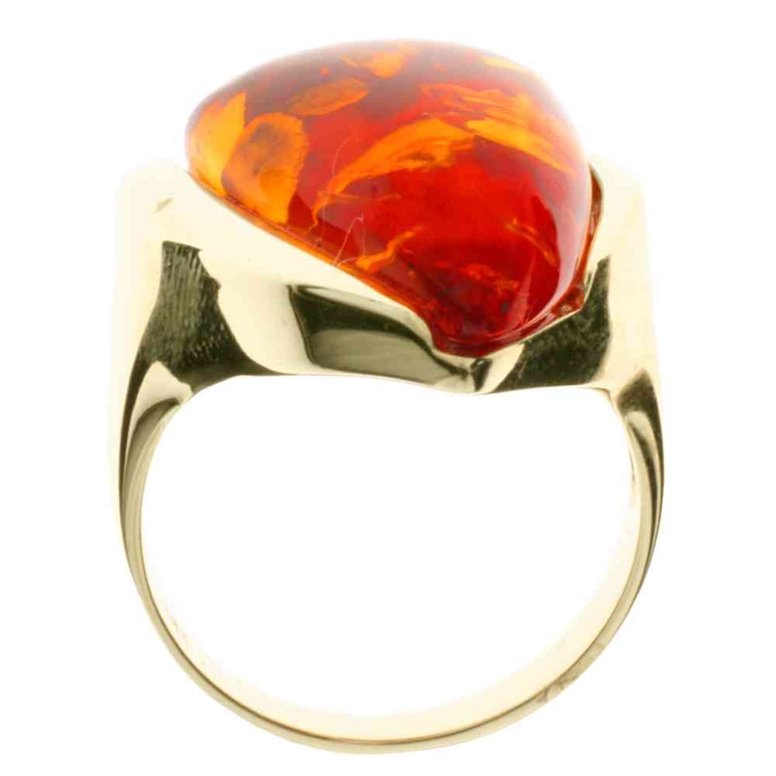OSTSEE-SCHMUCK Fingerring »- Anouk - Gold 333/000 - Bernstein«