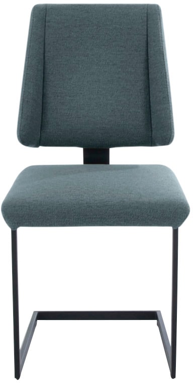 K+W Komfort & Wohnen Freischwinger »Longbeach« () 1 Stk.mit Gestell und Abstandshalter in Metall schwarz Struktur, Sitzkomfort