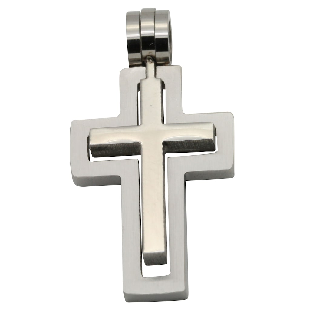 Firetti Anhänger Set »Multipack Schmuck Geschenk Kettenanhänger Kreuz unisex«, (Set, 2 tlg.)