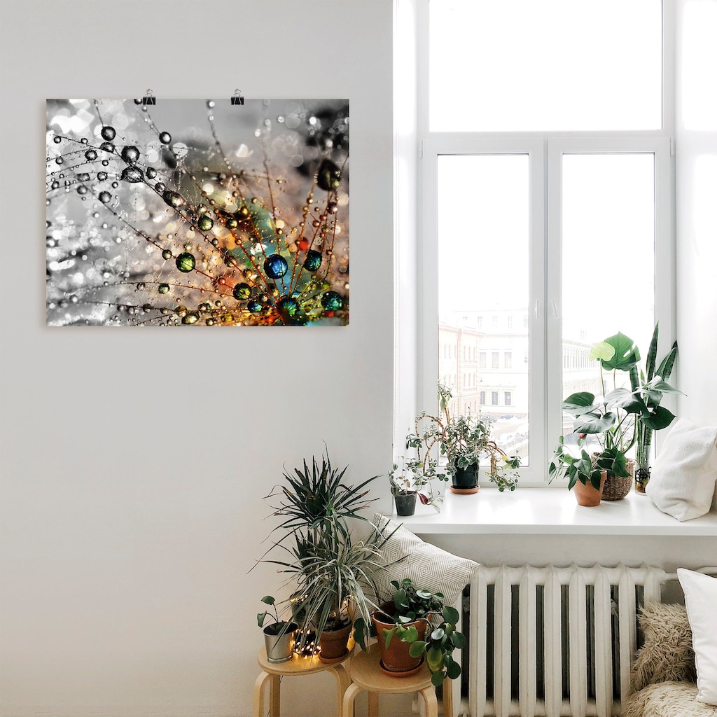 Artland Wandbild »Farbenfrohe Natur«, Blumen, (1 St.)