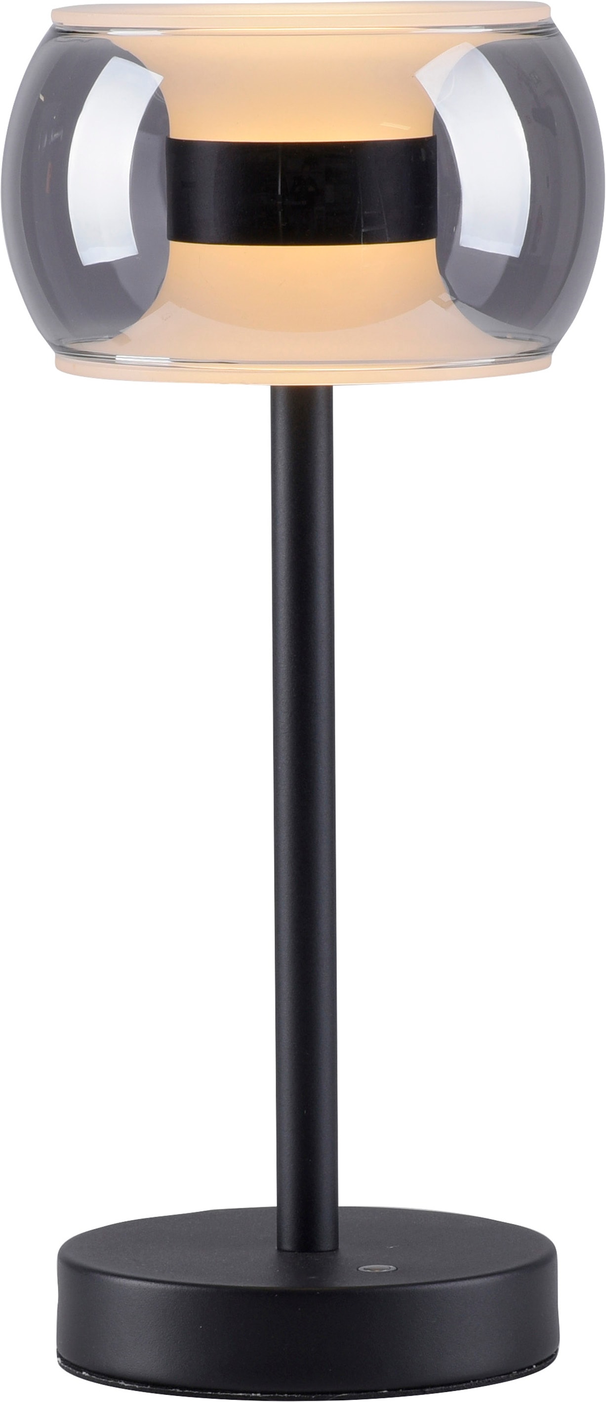 Paul Neuhaus LED Tischleuchte »FUMEA« LED-Board 1 Stk. warmweiß - kaltweiß CCT(2200-5000K), dimmbar über Touchdimmer, Smokey-Glas, Memoryfunktion