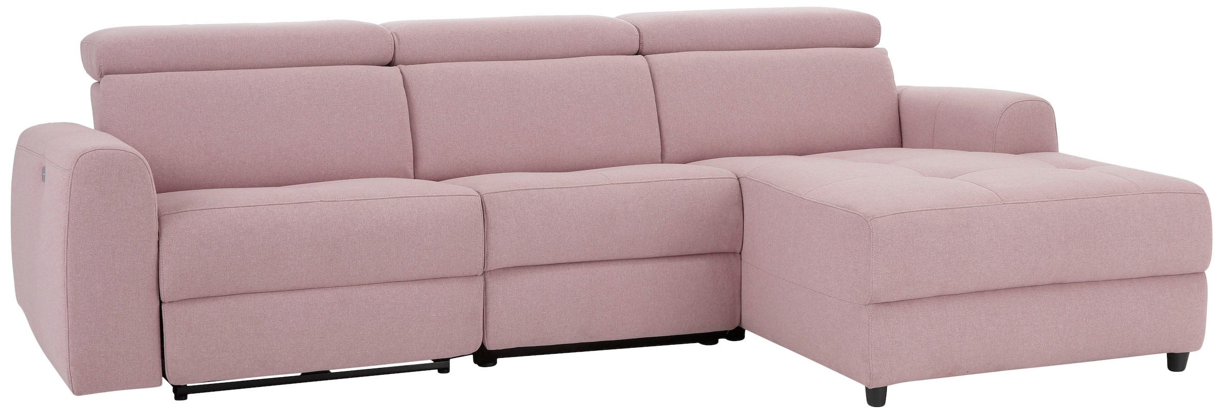 Home affaire Ecksofa »Sentrano, L-Form,«, 275 cm, man. o. elektr. Relaxfunktion und USB/Kopfverstellung