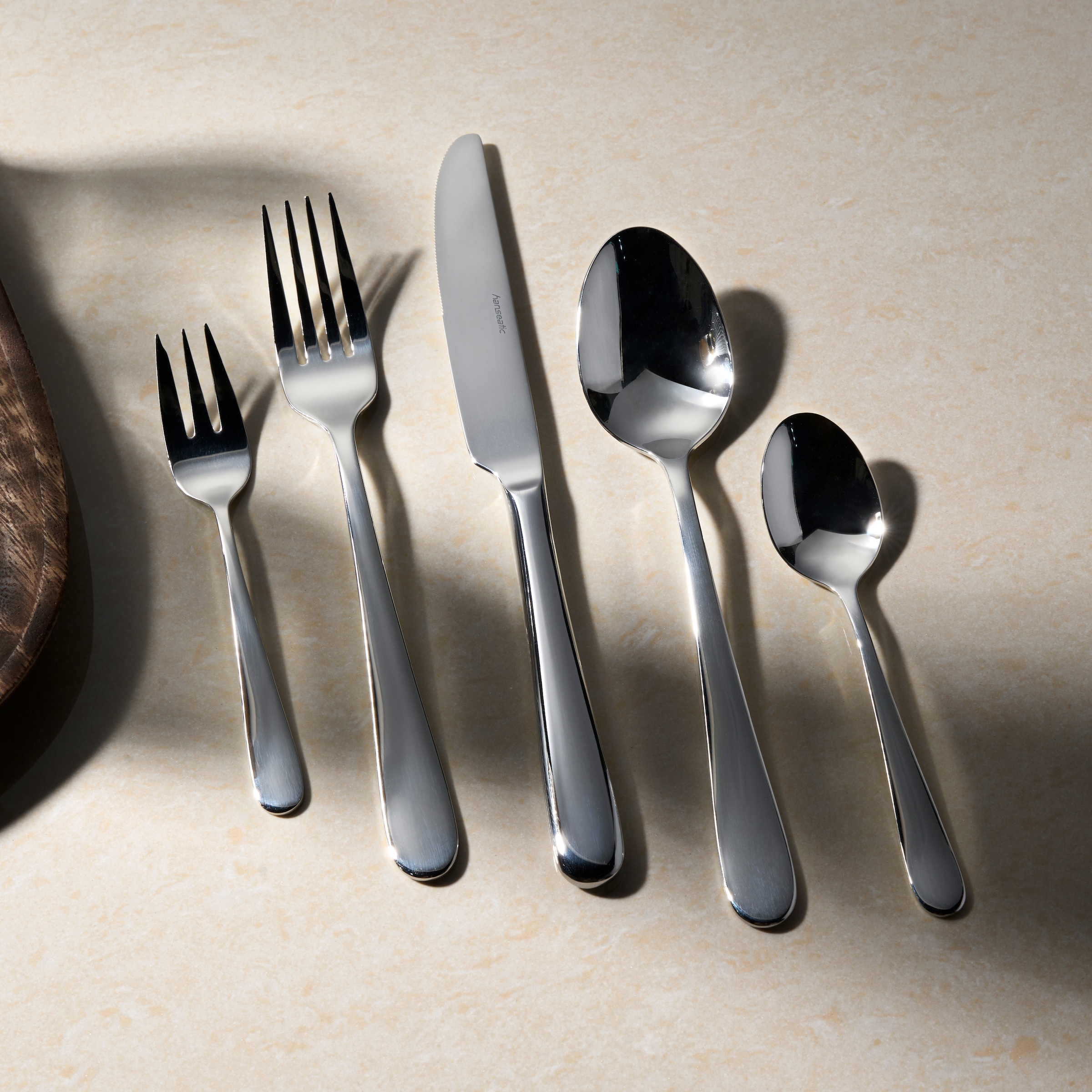 Hanseatic Besteck-Set »BASIC«, (Set, 30 tlg.), modischer Klassiker
