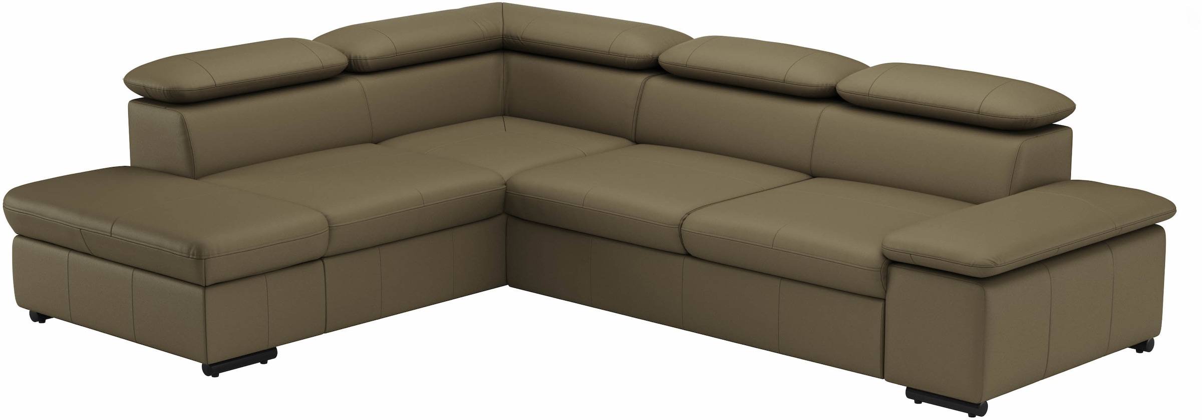 sit&more Ecksofa »Alcudia L-Form«, wahlweise mit Bettfunktion