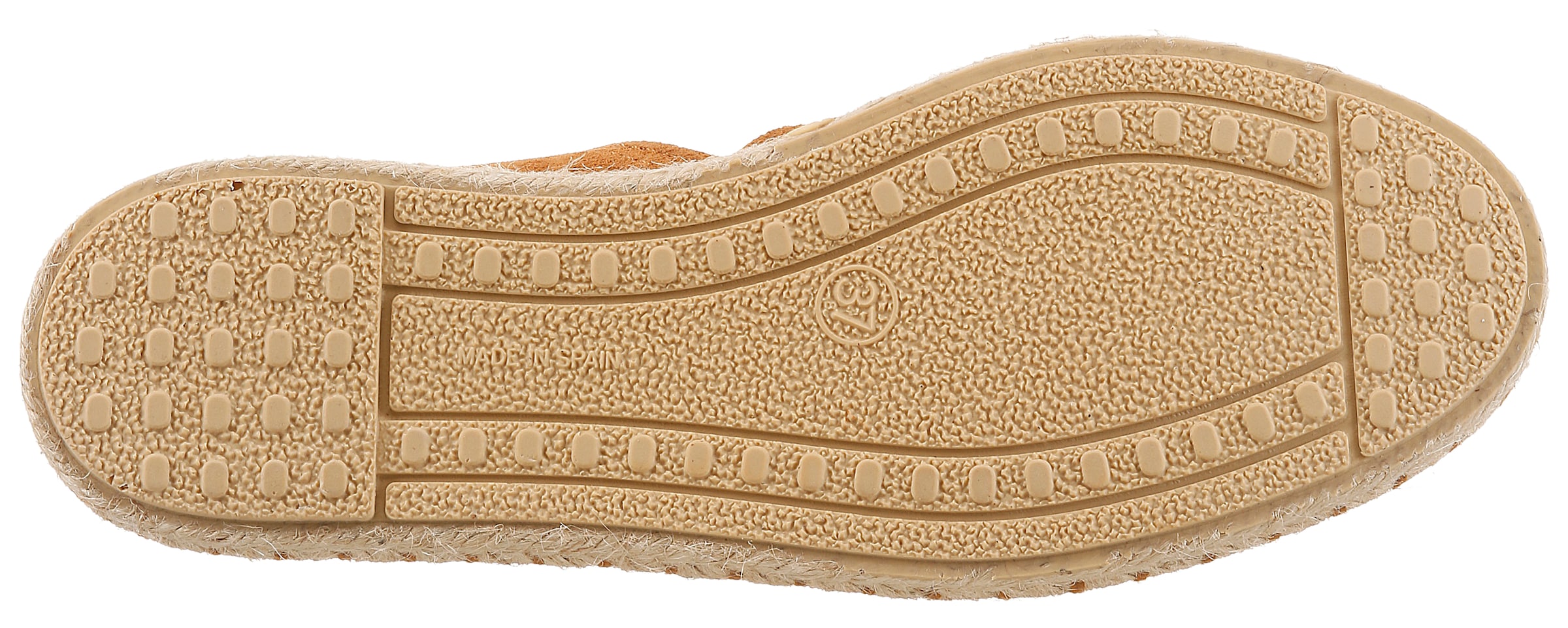 VERBENAS Espadrille »CARMEN SERRAJE«  Sommerschuh, Schlappen mit Jute-Rahmen