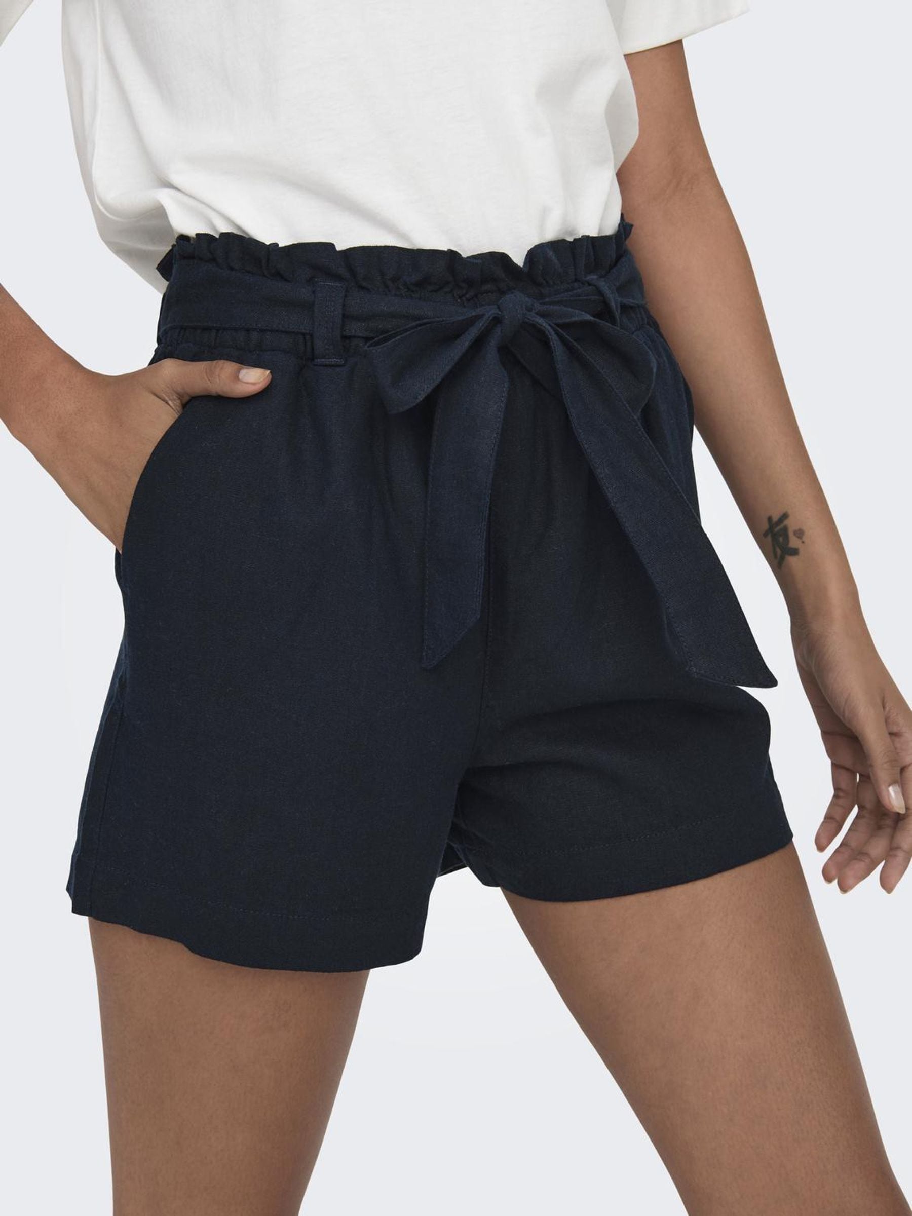 JDY »JDYSAY MW LINEN SHORTS WVN NOOS«