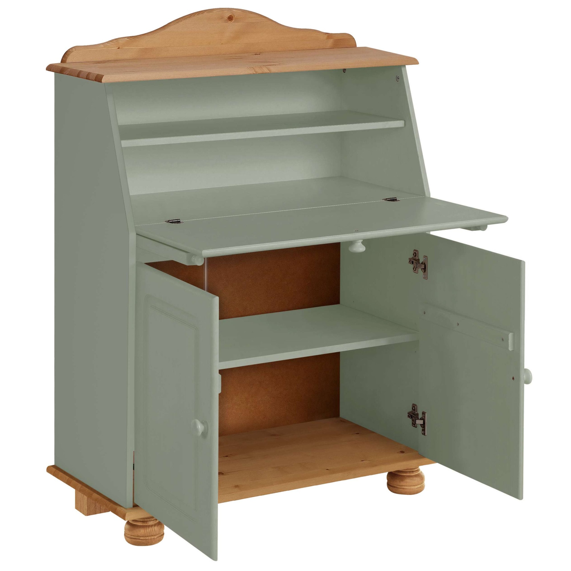 OTTO home Sekretär »Mette, Schreibtisch im Landhausstil,« aus Massivholz, Breite 82 cm