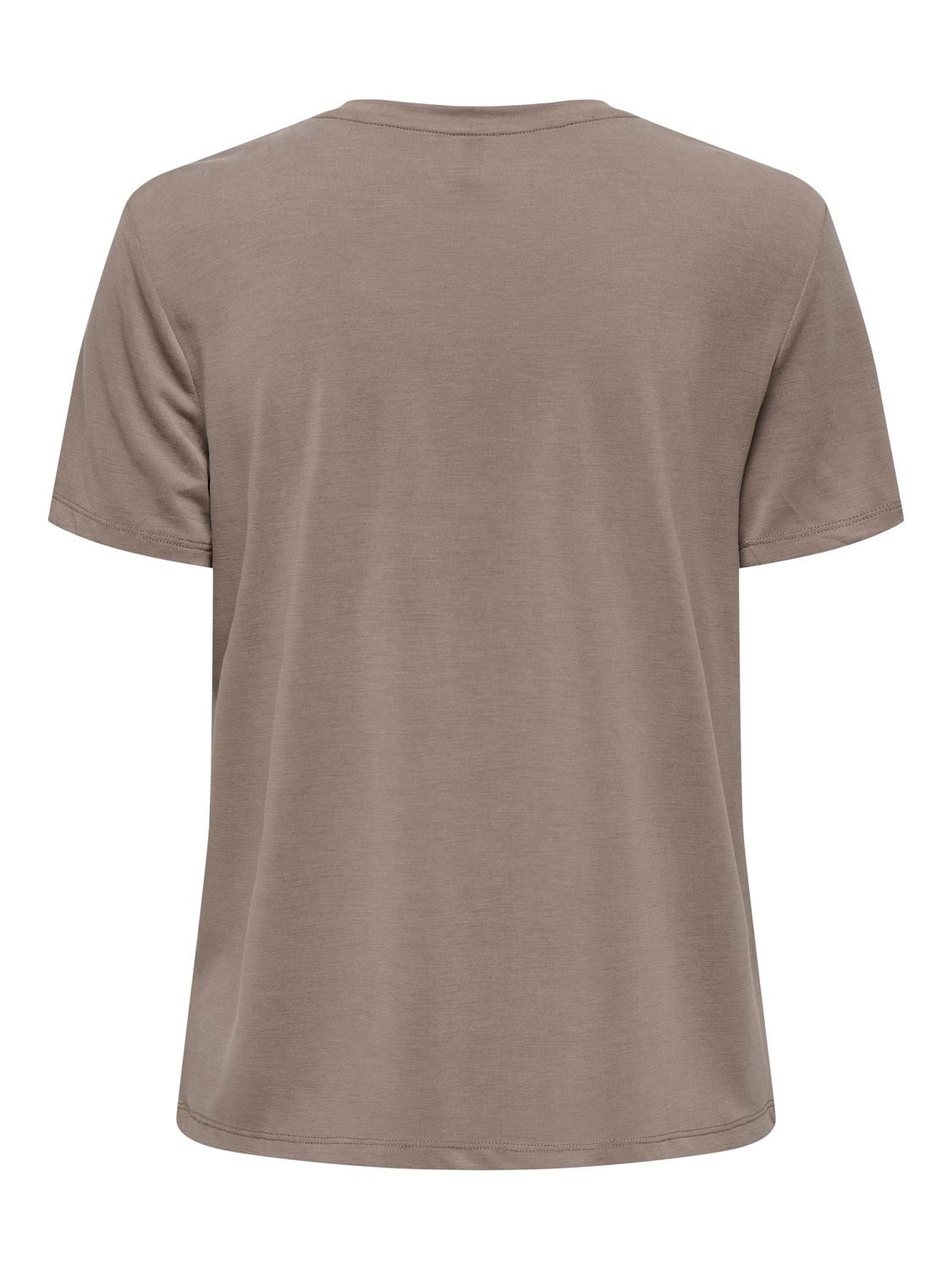 ONLY Kurzarmshirt »ONLFREE LIFE REG S/S LEAF TOP BOX JRS«