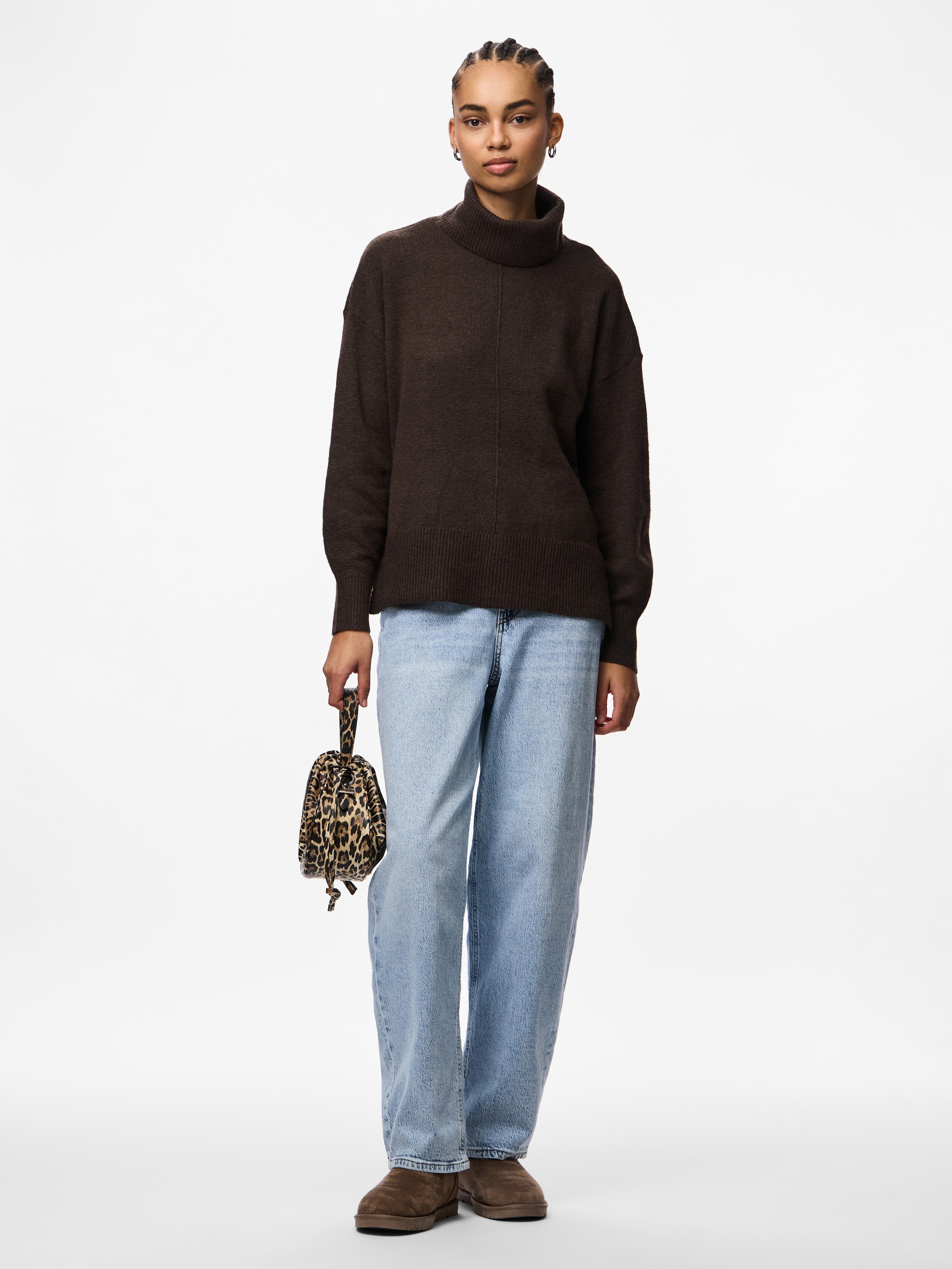 pieces »PCMALOU LS ROLLNECK KNIT NOOS BC«