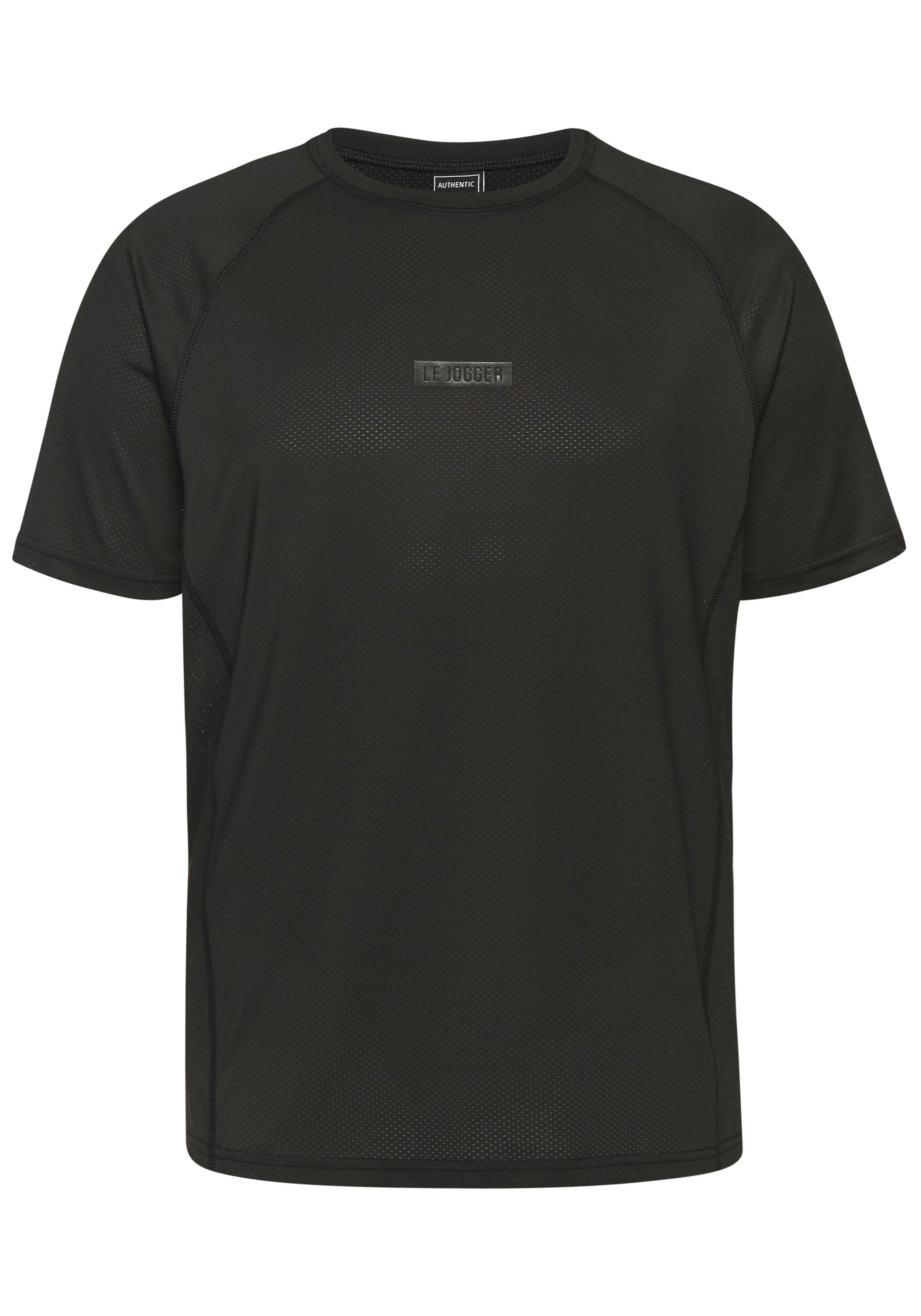 le jogger® T-Shirt, elastisches Shirt mit Logodruck