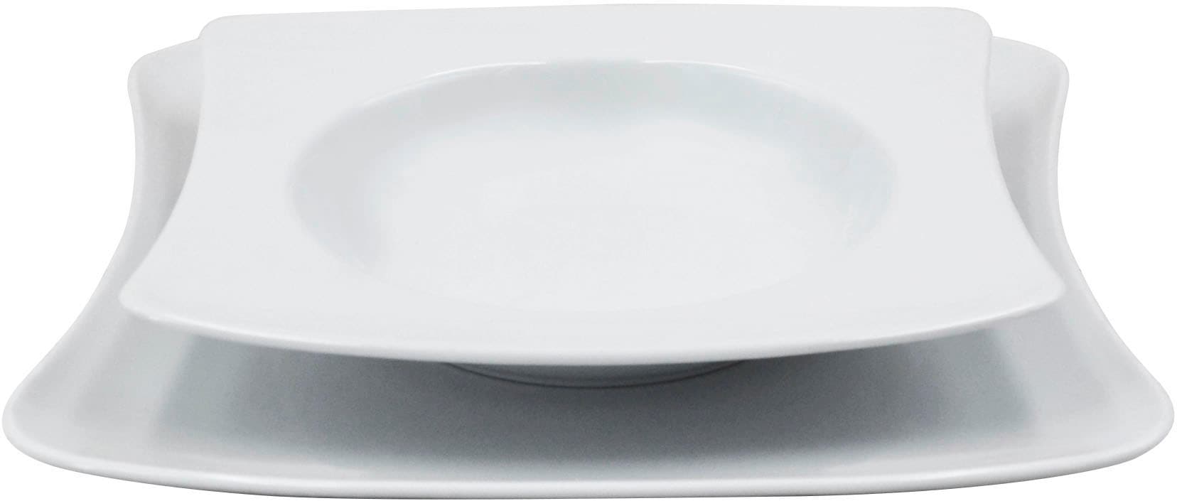 Retsch Arzberg Tafelservice »Geschirr-Set SANDY« Teller Set, weiß, Made in Germany, 12 Teile, für 6 Personen