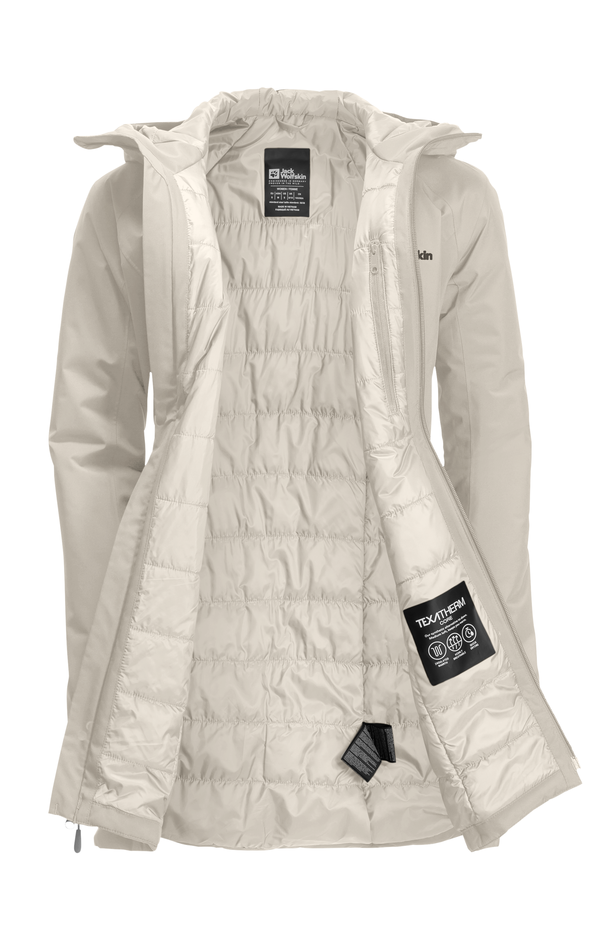 Jack Wolfskin Funktionsmantel »HEIDELSTEIN INS JKT W«, Atmungsaktiv & Wasserdicht & Winddicht