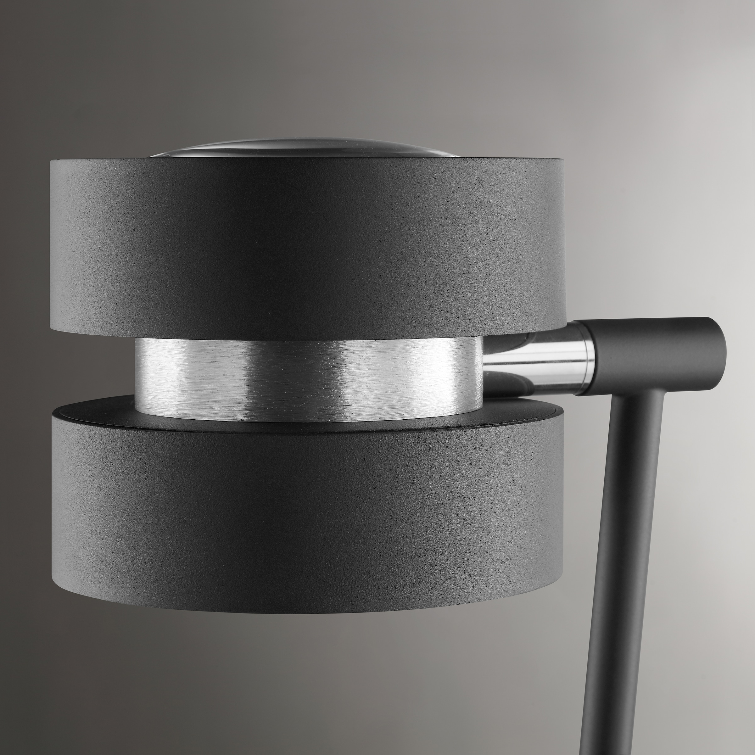 lumiCouture LED Tischleuchte »Glow Sphere« LED-Modul 1 Stk. Warmweiß Ø 26 cm x 61 cm, 1200 lm, 2700K, Up Downlight, Aluminium/Glas, schwarz