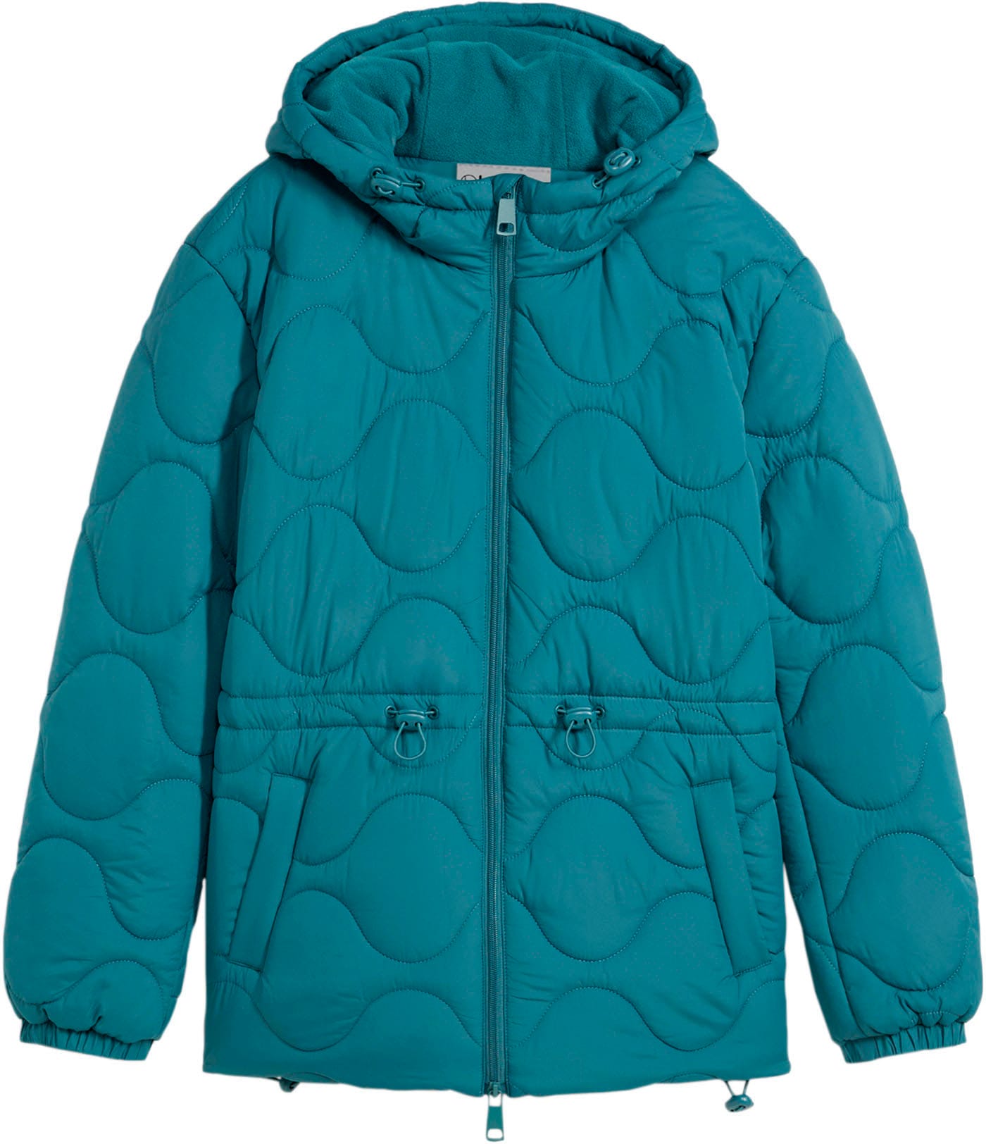 bonprix Steppjacke »Steppjacke« mit Kapuze Casual Stil, Kurzparka mit Taillen-Kordelzug, hochwertige Steppung