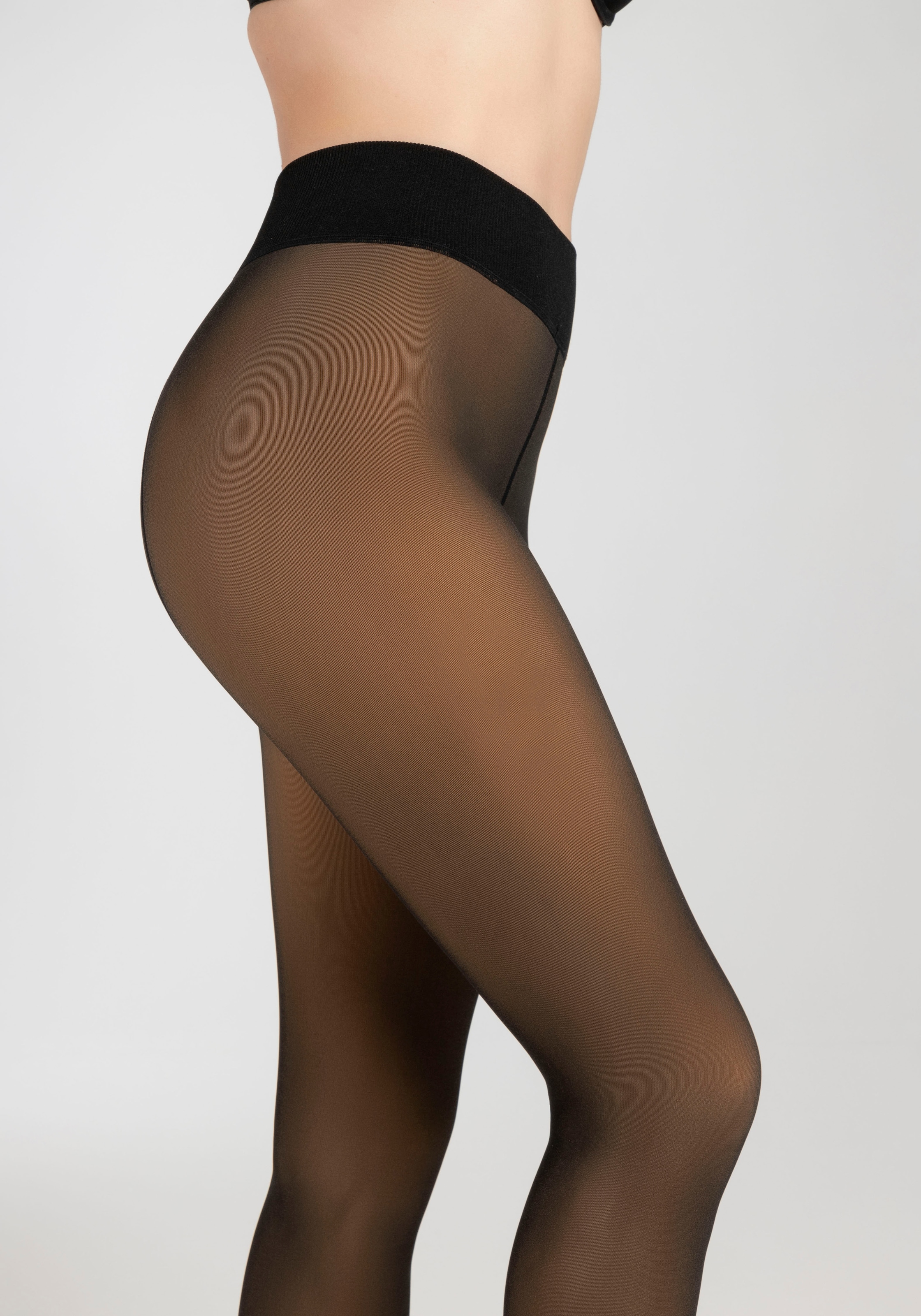 Camano Strumpfhose, (1er Pack), Thermo Warm & Transparent Tights, 120DEN, Komfort-Baumwollzwickel