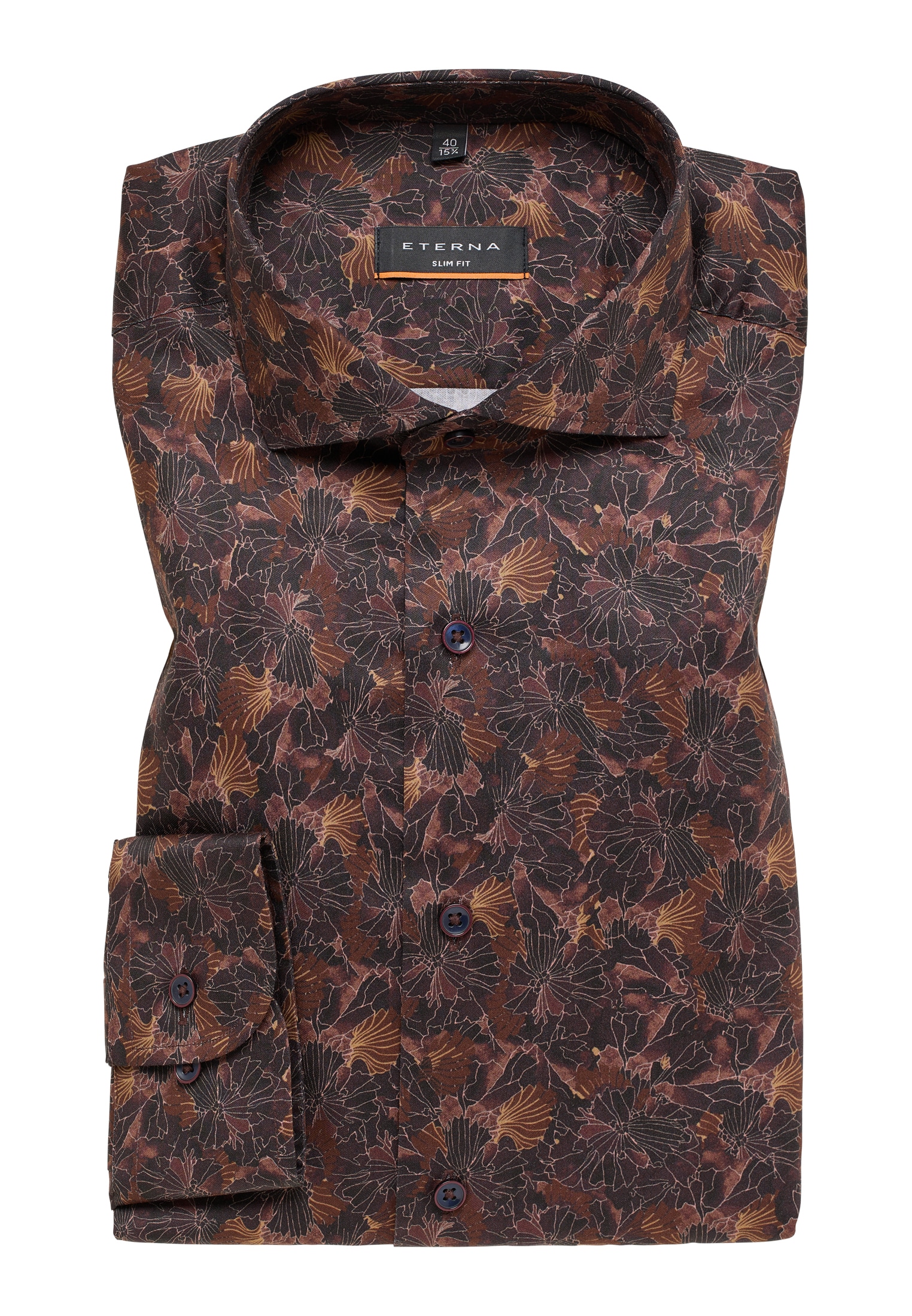 Eterna Langarmhemd »SLIM FIT« NON IRON (bügelfrei)