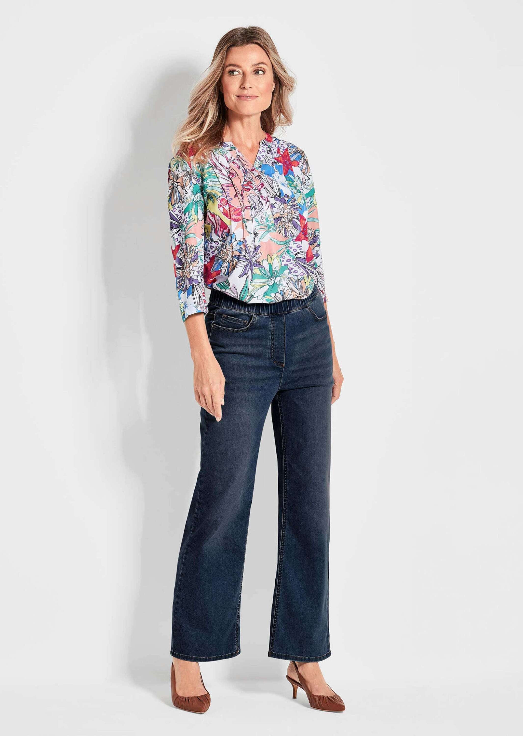 GOLDNER Stretch-Jeans »Kurzgröße Bequeme Jeanshose VERA«