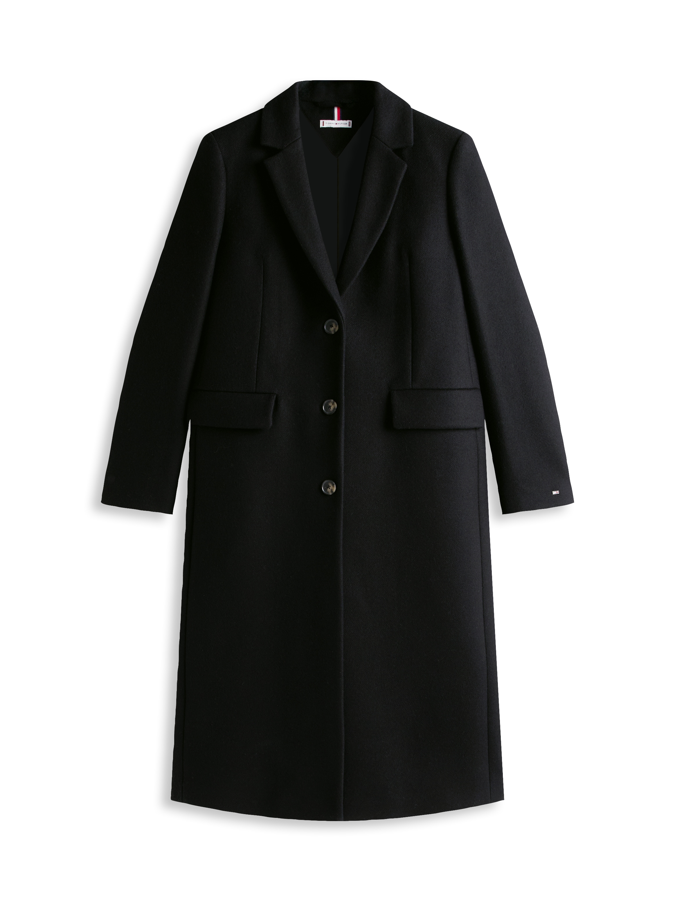Tommy Hilfiger Langmantel »CLASSIC SB WOOL REG MAXI COAT«, mit Wolle und Kaschmir